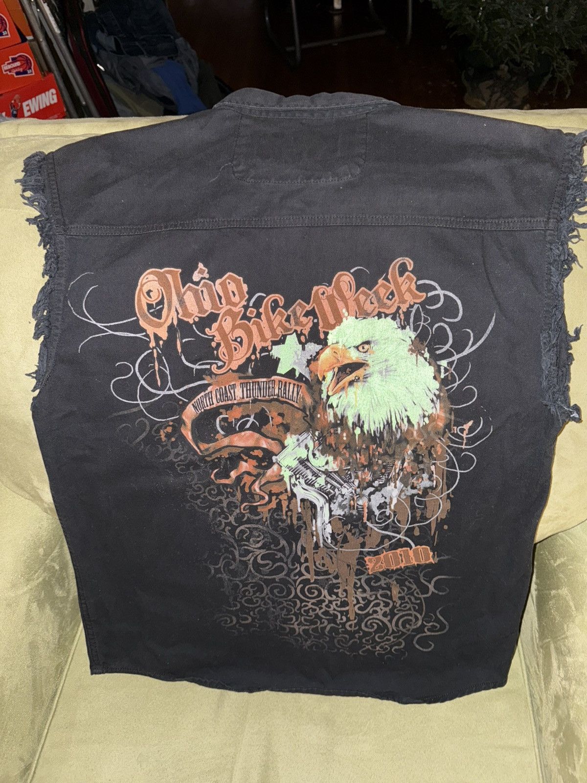 Vintage V-Twin Motorcycle Wear vintage “Ohio Bike Week 2010” shirt! Size US M / EU 48-50 / 2 - 5 Thumbnail