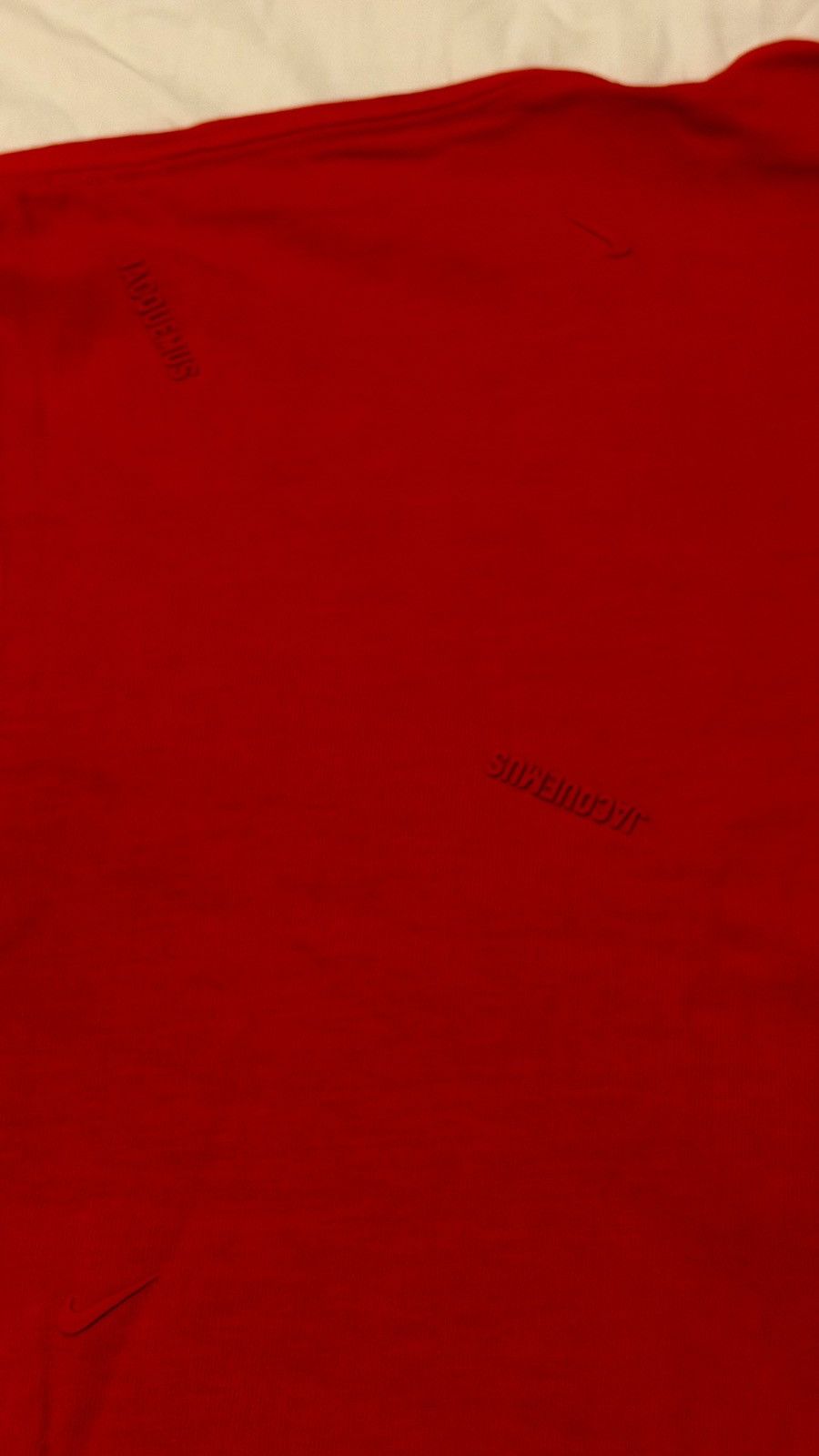 Jacquemus × Nike Nike x Jacquemus Short Sleeve tee Red - Size M Size US M / EU 48-50 / 2 - 3 Thumbnail