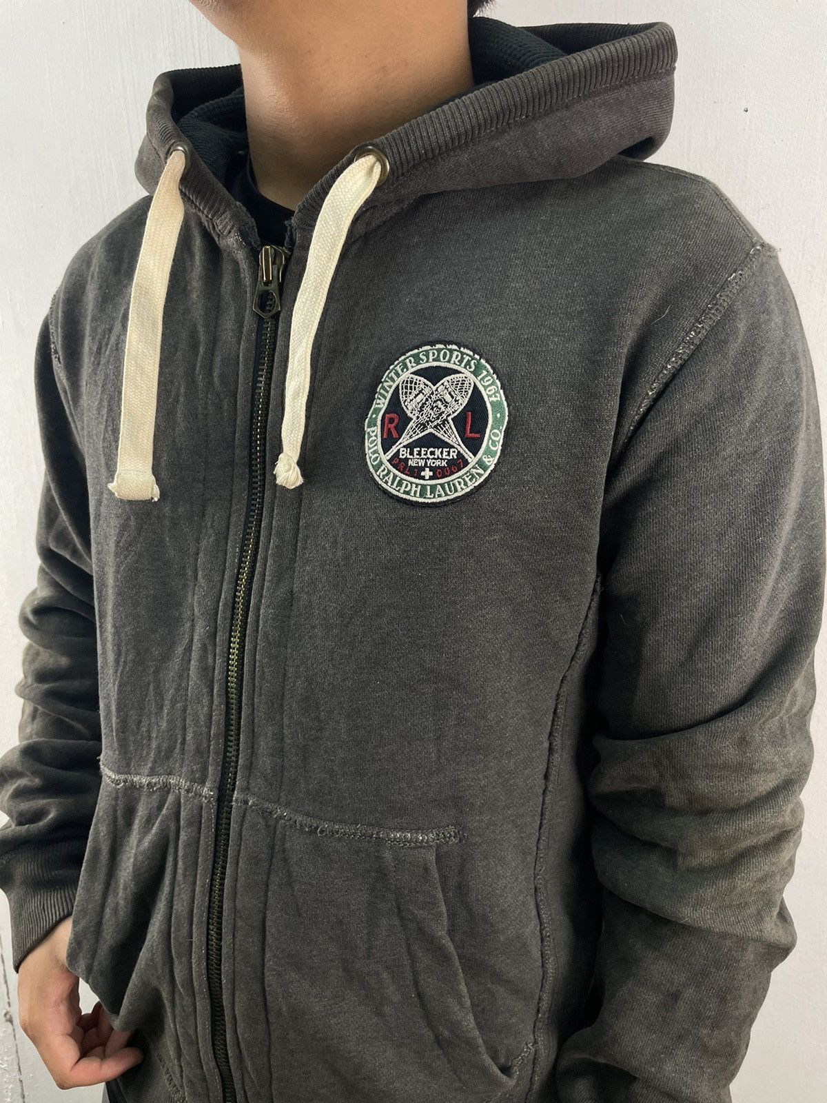 Polo Ralph Lauren Vintage 90s Polo Ralph Lauren Hoodie Winter Sport Blecker NY Size US S / EU 44-46 / 1 - 2 Thumbnail