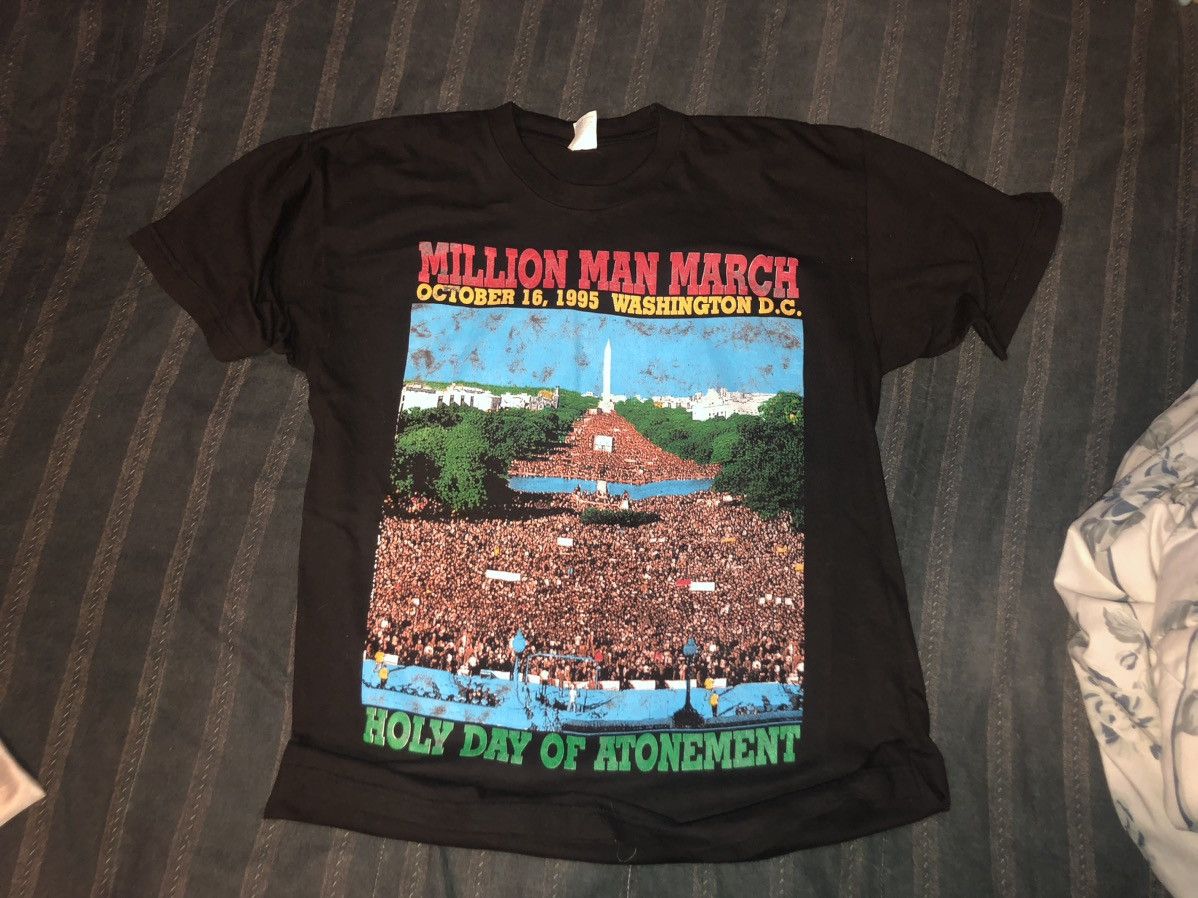 Rap Tees × Vintage Million Man March Size US M / EU 48-50 / 2 - 11 Thumbnail