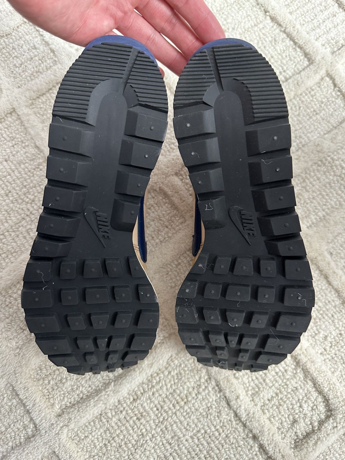 Nike × Sacai Nike Vaporwaffle Sacai ‘Sesame Blue Void’ Size US 5.5 / EU 38 - 5 Thumbnail