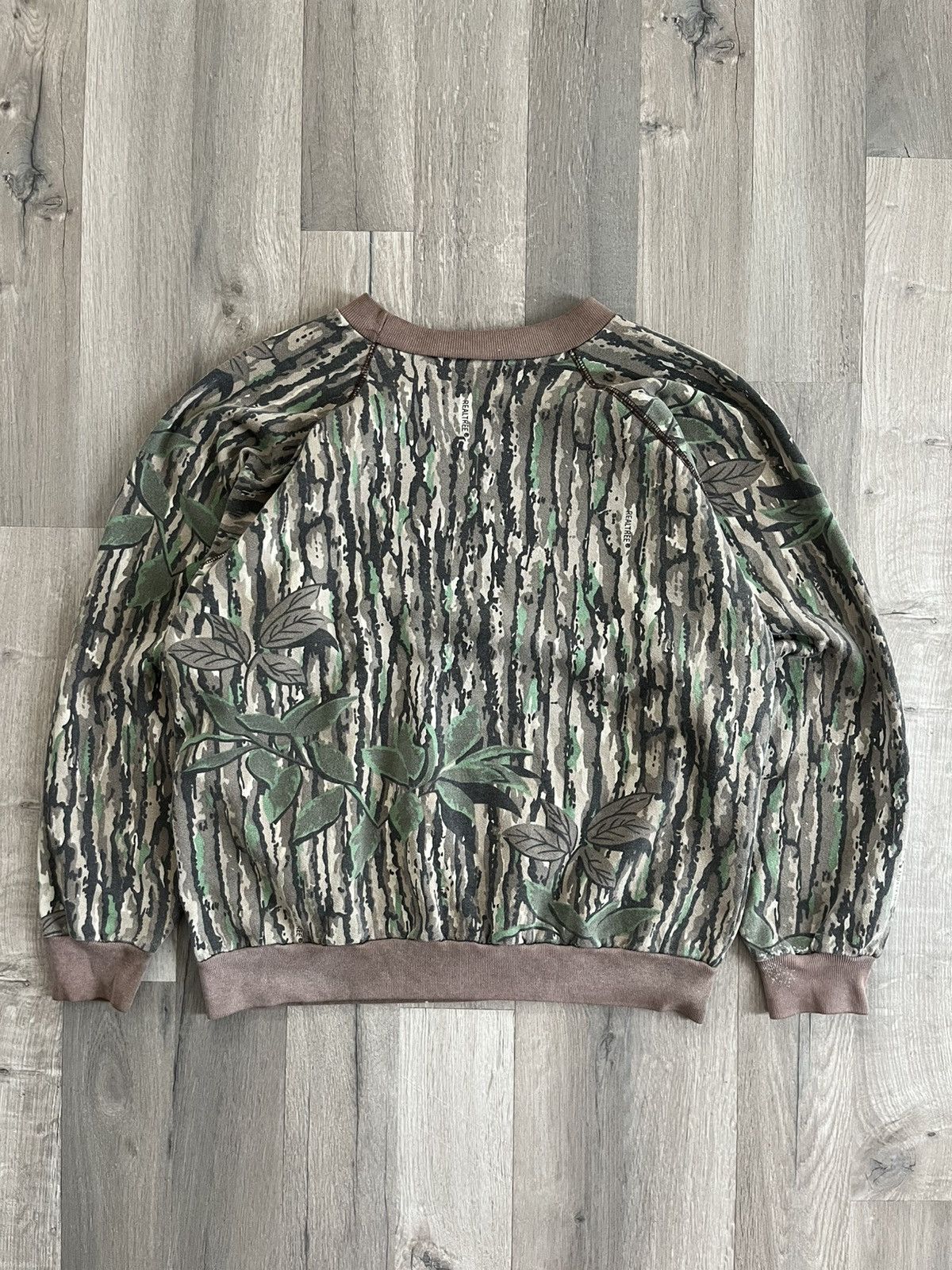 Liberty Vintage Liberty Real Tree Bark Camo Crewneck Size US M / EU 48-50 / 2 - 2 Thumbnail
