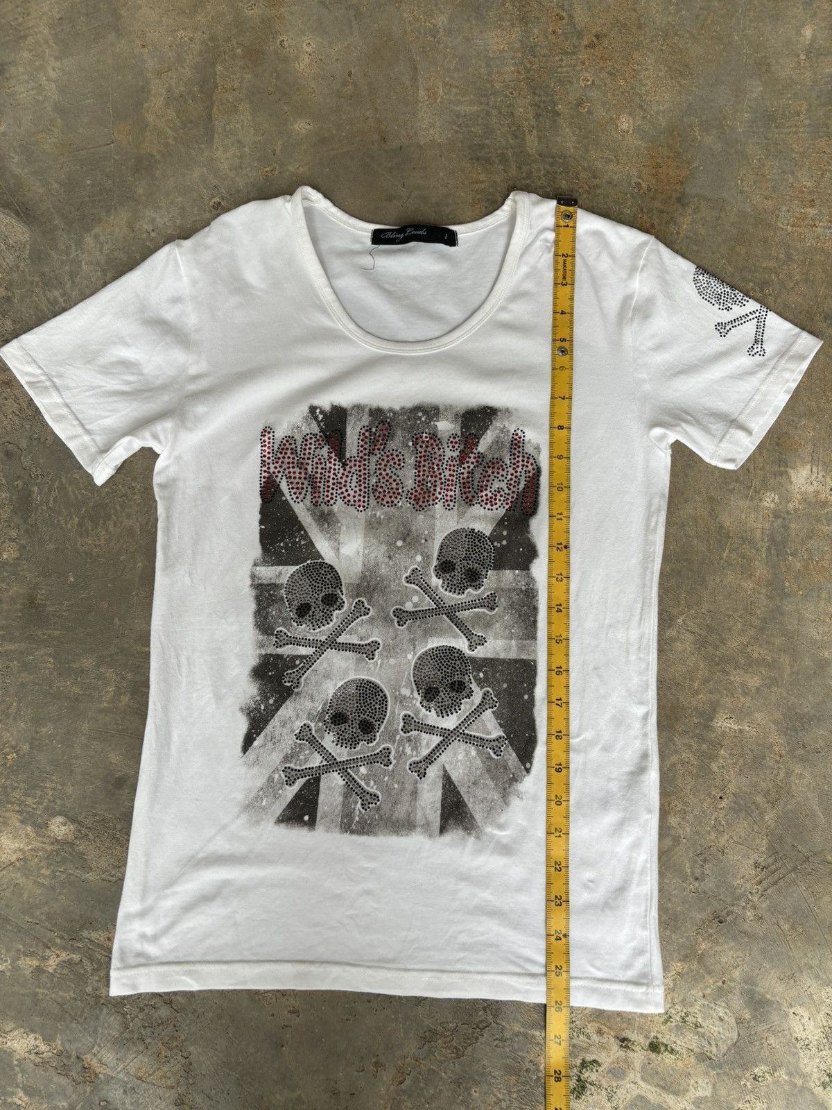 Hysteric Glamour Y2k Wild's Bitch Skull Poem Tshirt Size US M / EU 48-50 / 2 - 9 Thumbnail