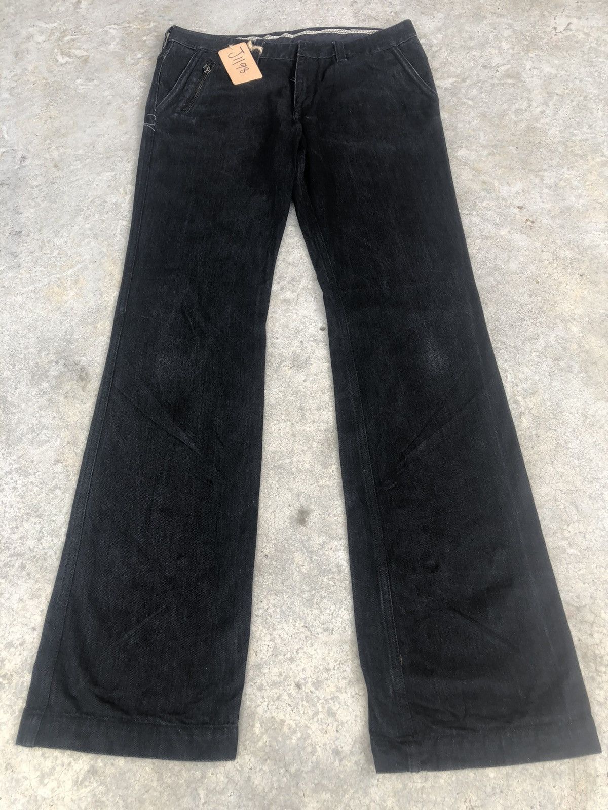 If Six Was Nine Japanese 02deriv Flared Pants Distressed Pants Size US 32 / EU 48 - 1 Thumbnail