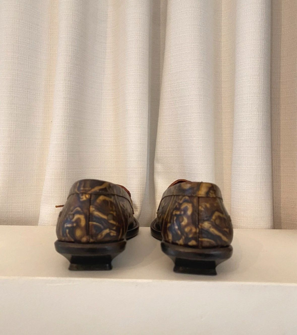 Other Muxart Barcelona Alligator texture genuine leather loafers Size US 6 / IT 36 - 4 Thumbnail