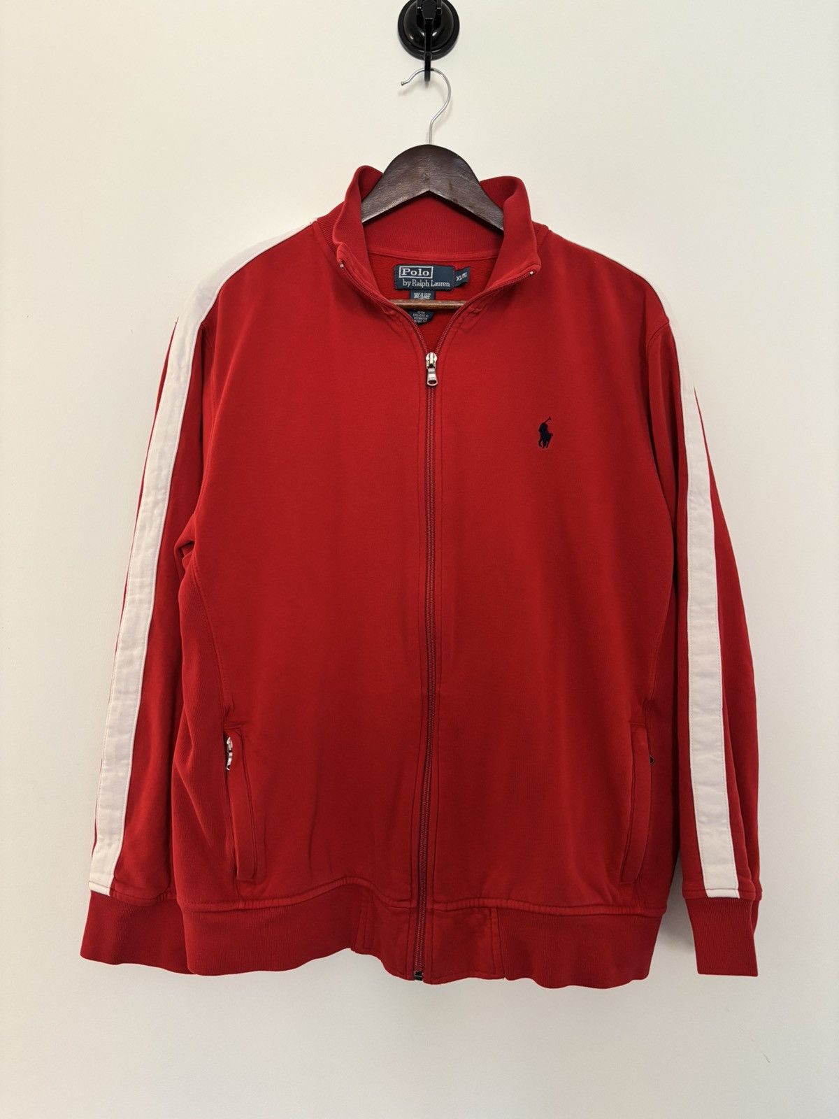 Polo Ralph Lauren Vintage Polo Ralph Lauren Red Track Jacket Zip Sportswear Size US XL / EU 56 / 4 - 1 Thumbnail