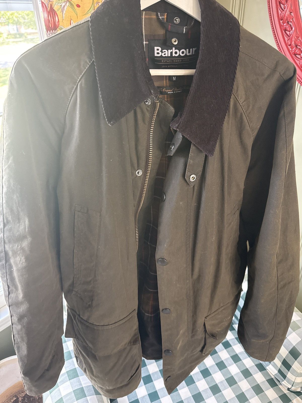 Barbour Barbour Bristol in Olive Size US M / EU 48-50 / 2 - 2 Thumbnail