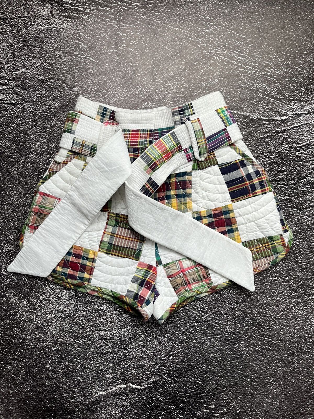 Sezane LE Maile Sezane Multicolor White Short Belted Size 34 Size 24" / US 00 / IT 34 - 3 Thumbnail