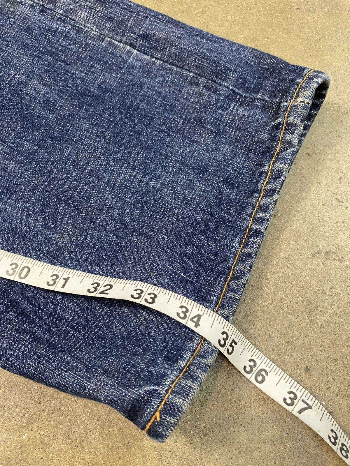 Evisu Rare Baggy Evisu Dark Wash Jeans w/ Embroidery Size US 40 / EU 56 - 9 Thumbnail