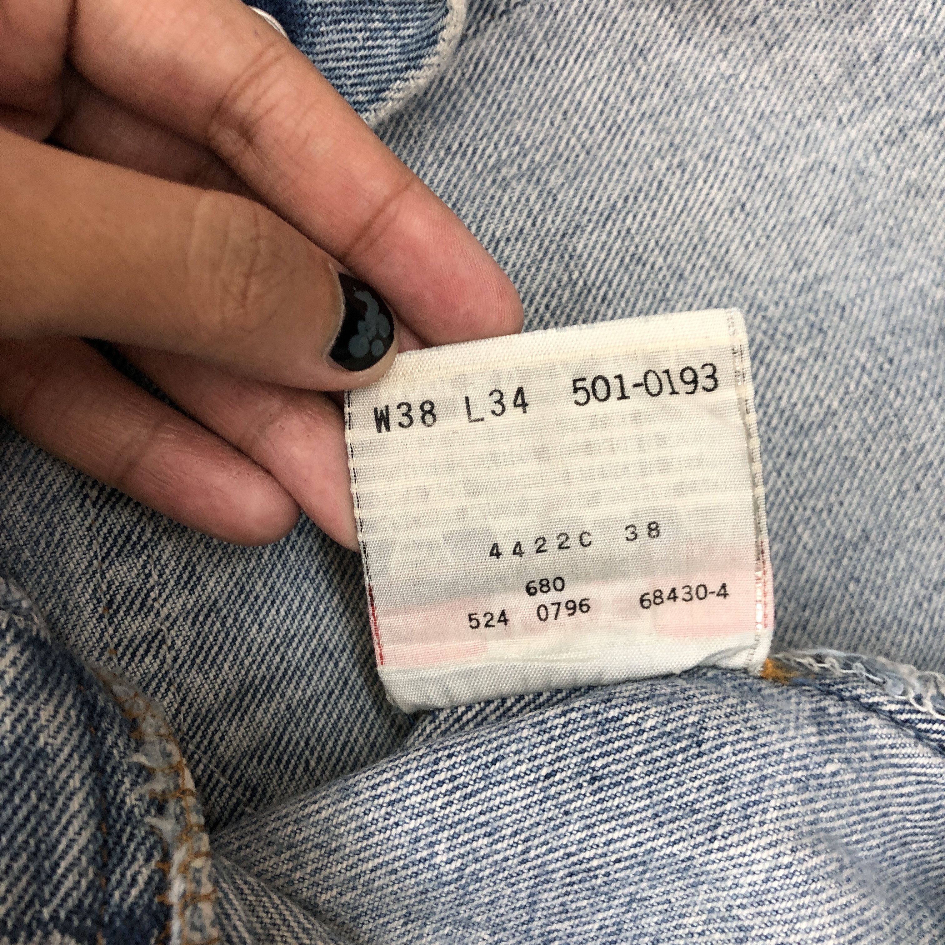 Levi's Vintage 90s Levis 501 Sun Faded Jeans Levi's 501 Denim Size US 36 / EU 52 - 10 Thumbnail