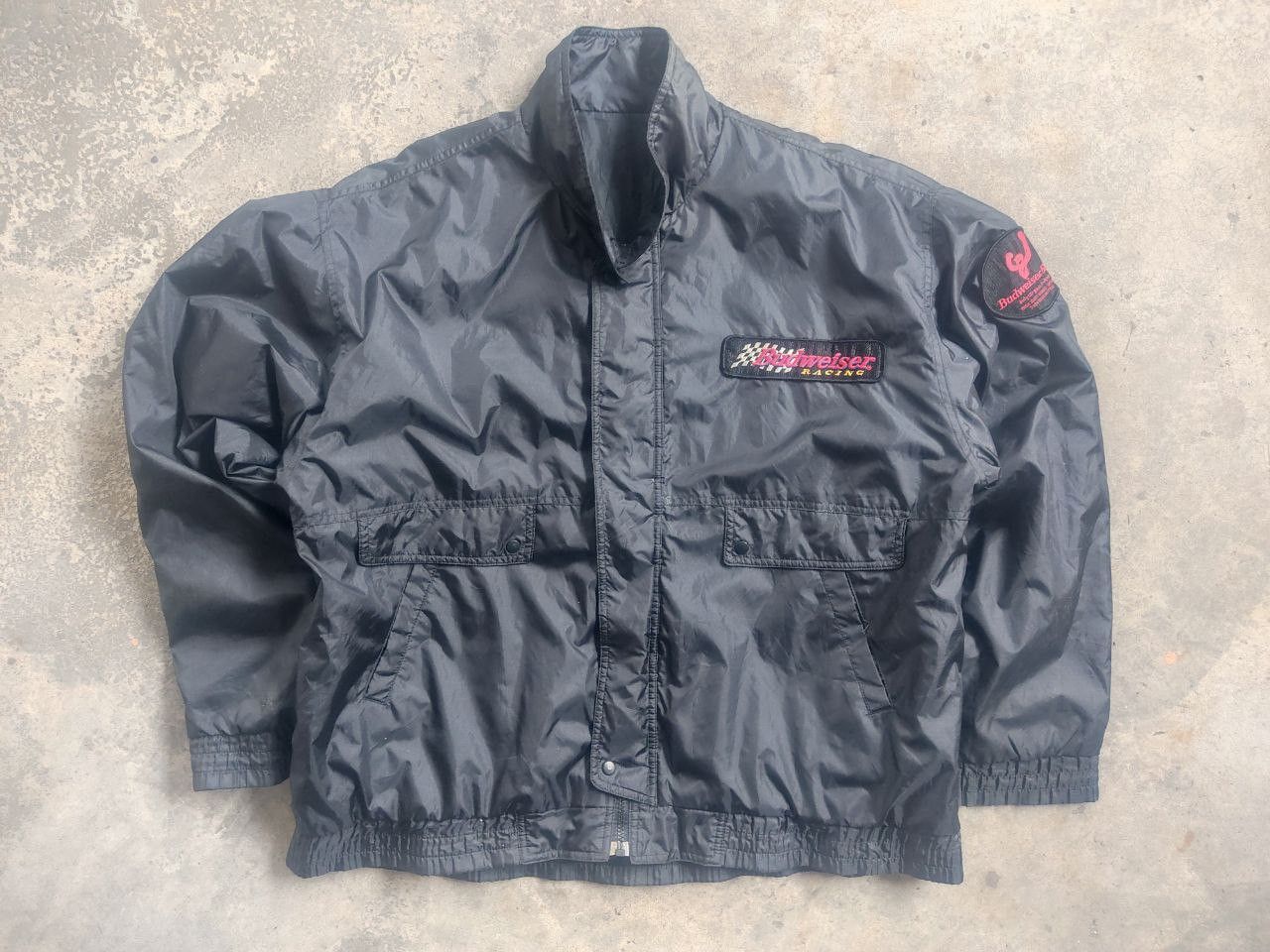 Budweiser × Vintage Vintage 1998 Budweiser Racing Bomber Jacket Size US XL / EU 56 / 4 - 1 Thumbnail