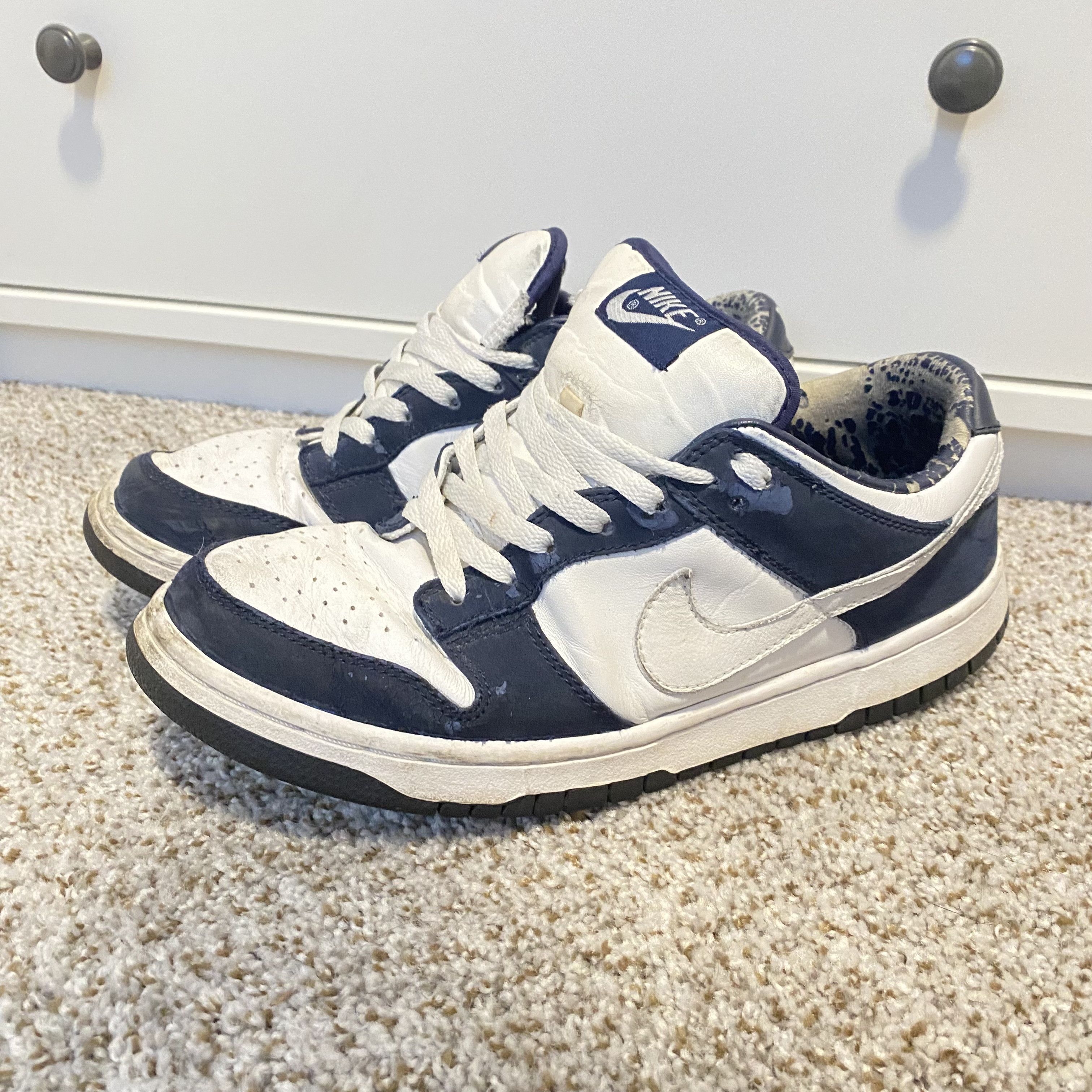 Nike Men's Dunk Low Pro B 2002 SB White/Obsidian