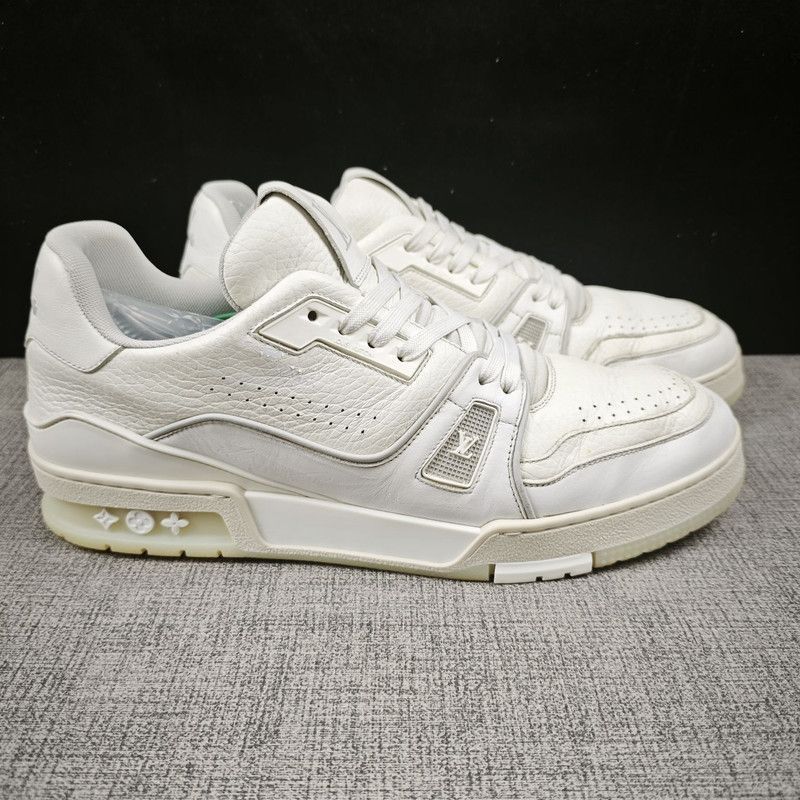 Louis Vuitton Louis Vuitton Trainer White Low-Top Fashion Sneakers - Size US 9.5 / EU 42-43 - 9 Thumbnail