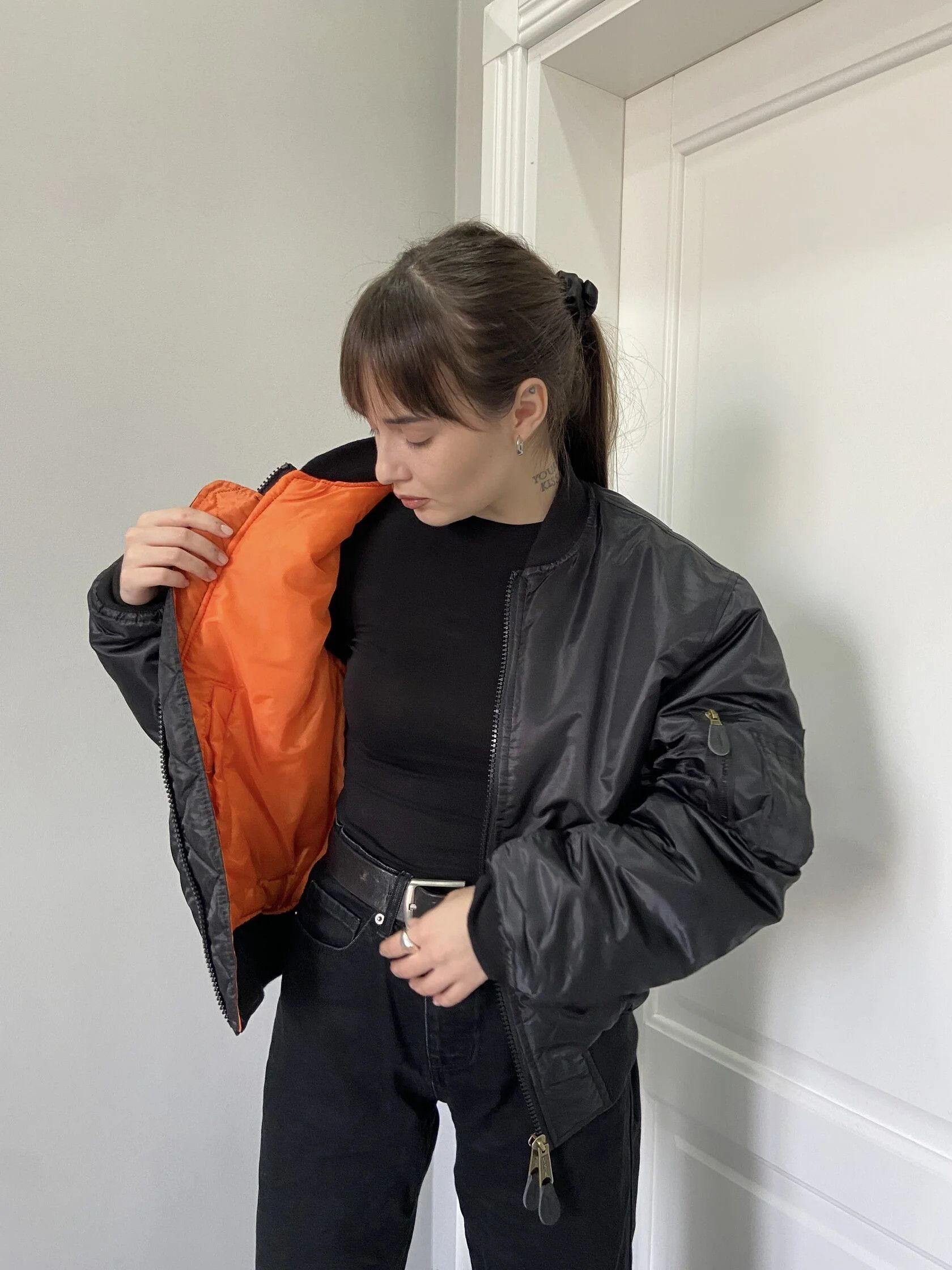 Other Streetwear MA-1 bomber jacket basic black ulika unknwnn y2k Size US XXL / EU 58 / 5 - 5 Thumbnail