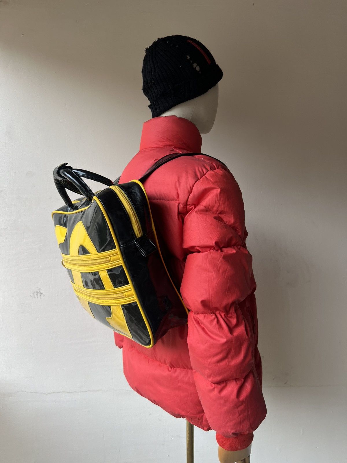 Moschino Vintage Moschino Big $ Logo 2 Way Backpack Size ONE SIZE - 3 Thumbnail