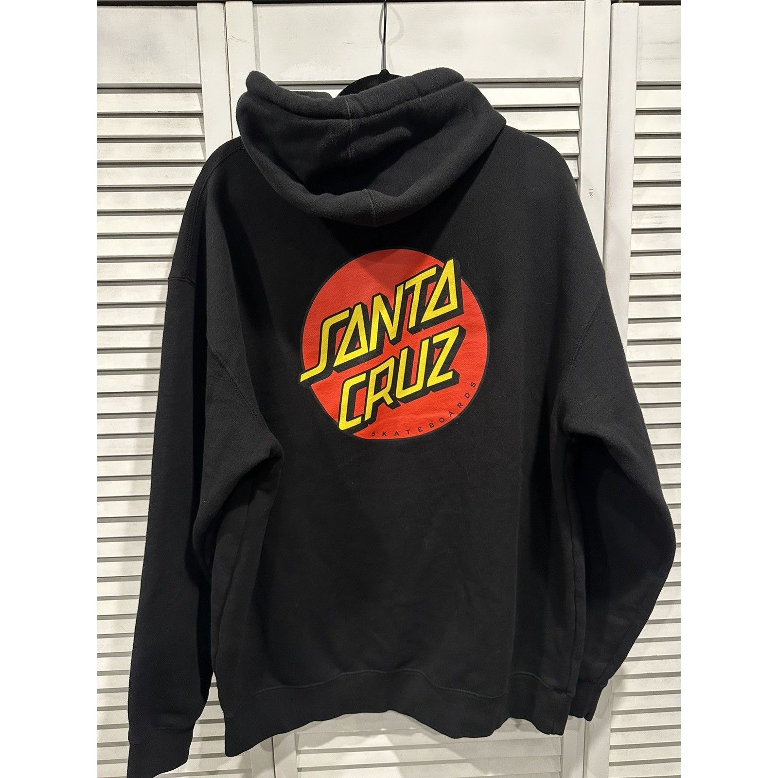 Santa Cruz Skateboards Classic Dot Pullover Hoodie Santa Cruz XL Black Size US XL / EU 56 / 4 - 8 Thumbnail