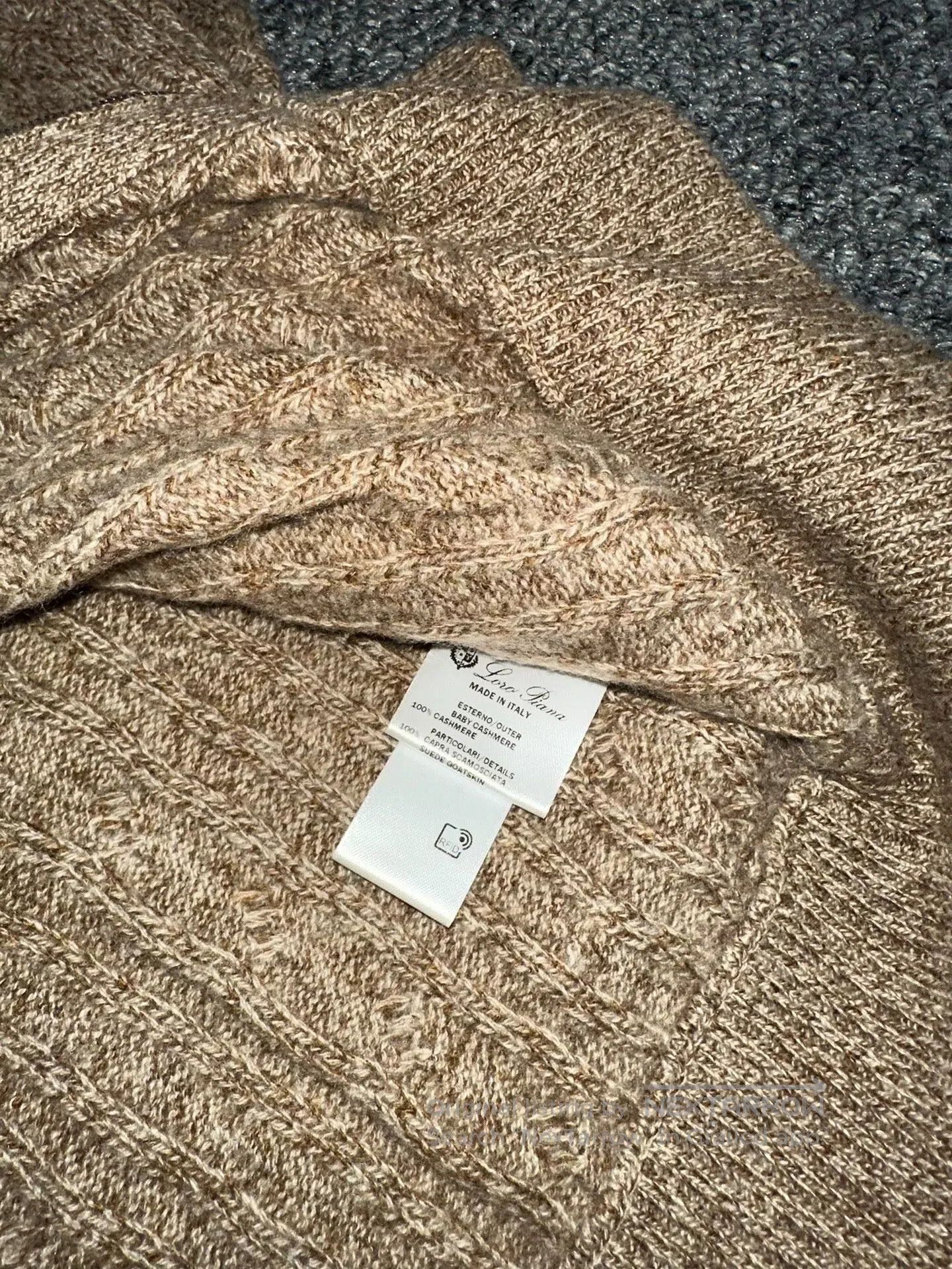 Loro Piana Loro Piana Baby Cashmere Zip Cardigan. Size US L / EU 52-54 / 3 - 4 Thumbnail