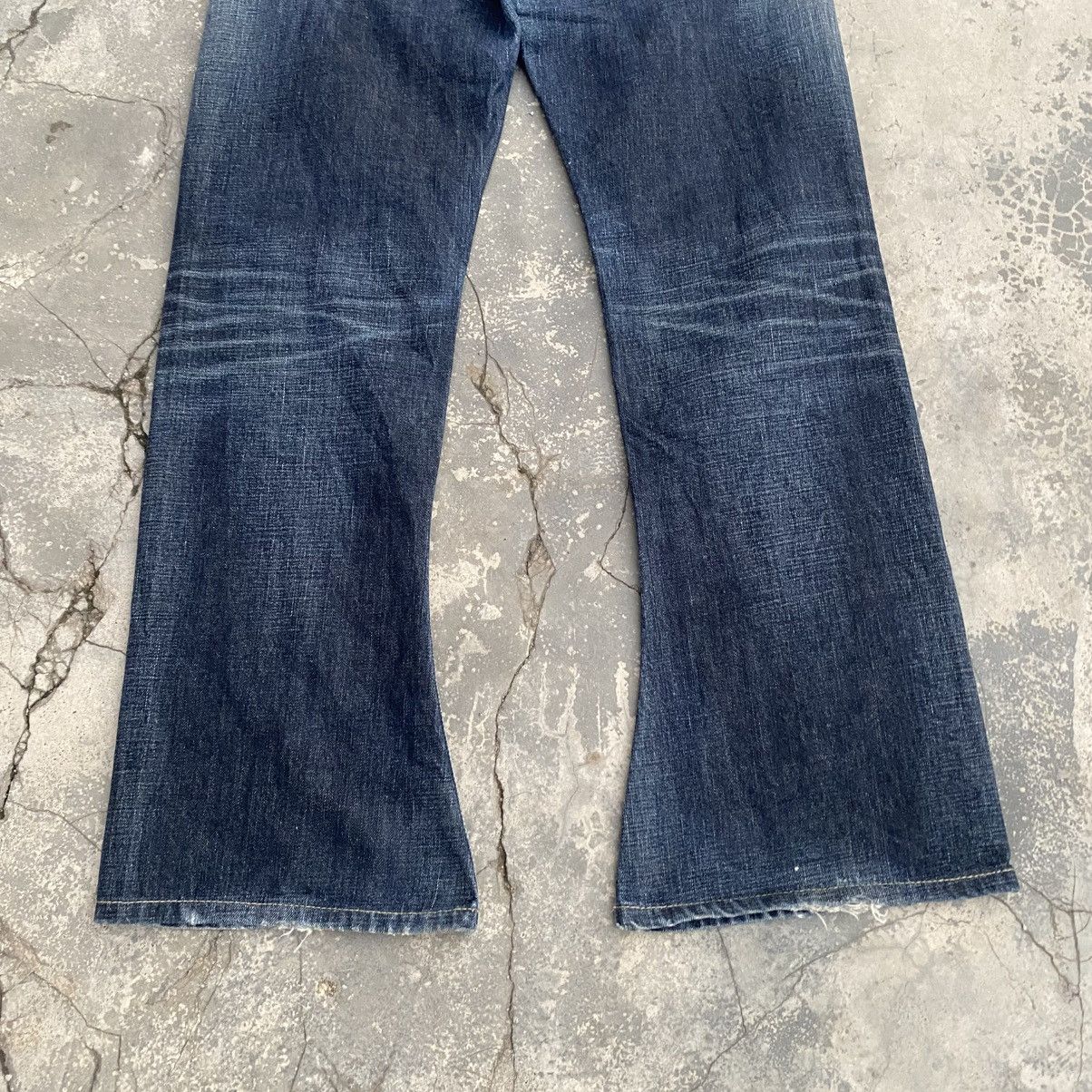 Levi's Made & Crafted Vintage Levis Psychedelic Turquois Flare Size 27" / US 4 / IT 40 - 13 Thumbnail
