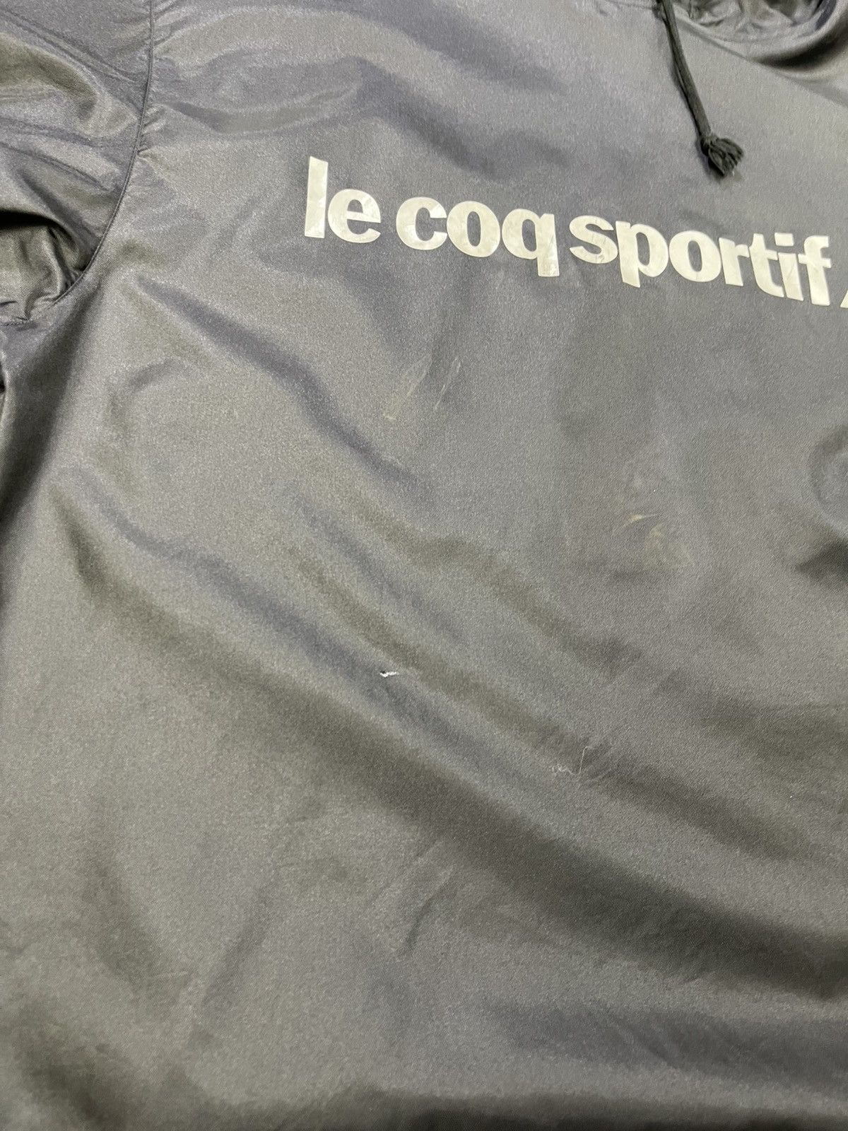 Le Coq Sportif Vtg Le Coq Sportif Back Big Logo Hooded Pullover Windbreaker Size US L / EU 52-54 / 3 - 10 Thumbnail