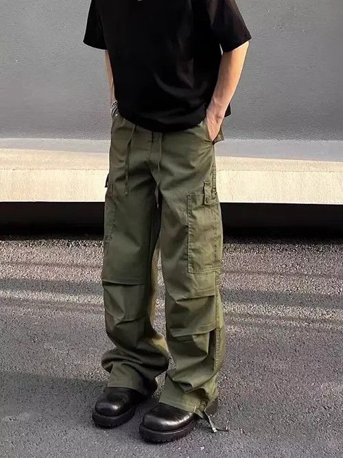 VIBE Vintage paratrooper green rare cargo trousers Size US 34 / EU 50 - 7 Thumbnail