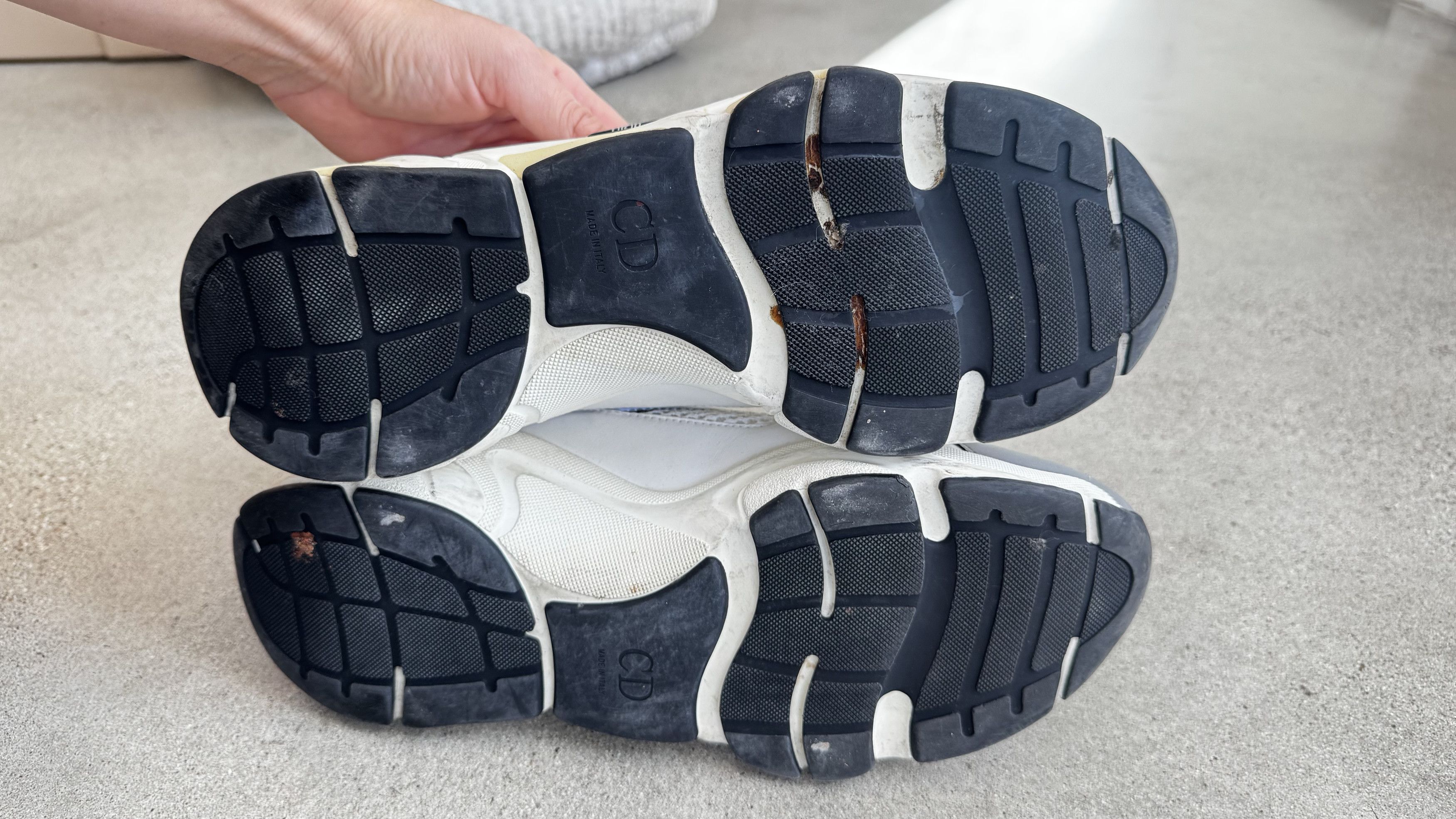 Dior Dior B22 Chunky Sneakers White Grey Size 45 Authentic Size US 12 / EU 45 - 10 Thumbnail