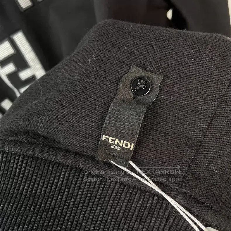 Fendi Fendi Black Double F Logo Sweatshirt Size US M / EU 48-50 / 2 - 5 Thumbnail