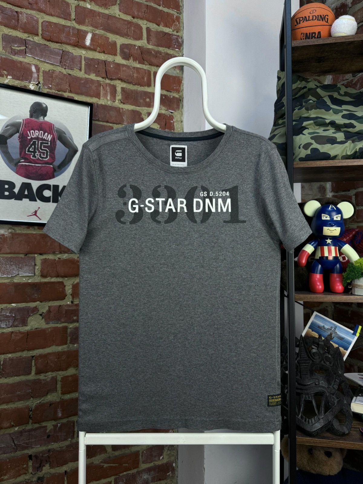 G-Star G-Star Raw 3301 Licence Printed Denim T-Shirt Size US S / EU 44-46 / 1 - 5 Thumbnail