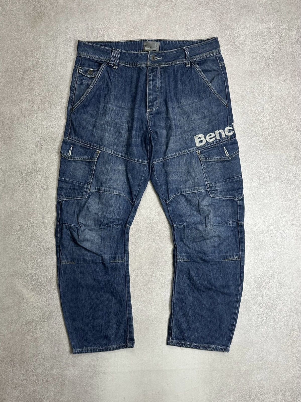 Vintage JPG Bench Archival Moto Baggy Cargo Jeans Hysteric