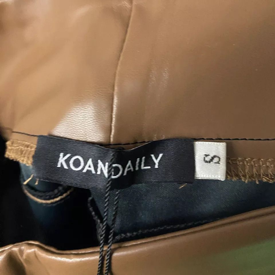 Other Koandaily Leather Pants Small Women's NWT Pull On Stretch S Size 28" / US 6 / IT 42 - 8 Thumbnail