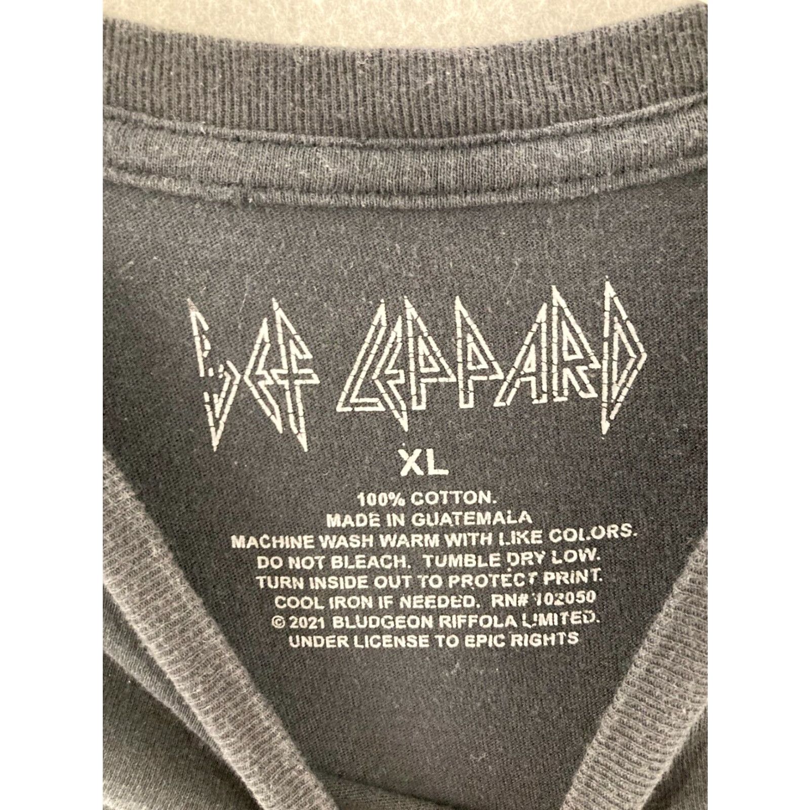 Vintage Def Leppard Mens XL Shirt Hysteria Rock Band Tee Licensed Size US XL / EU 56 / 4 - 5 Thumbnail