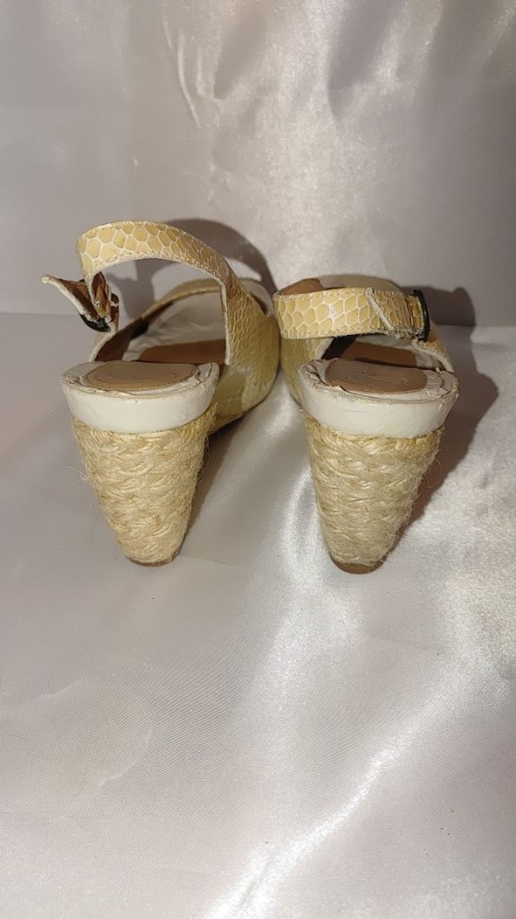 LAMARQUE Nurture by Lamaze Luna Wedge Peep Toe Espadrilles Size 9.5M Size US 9.5 / IT 39.5 - 7 Thumbnail