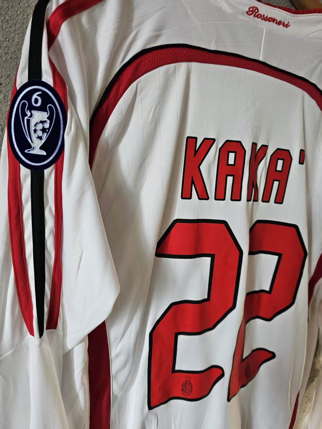Other 2006 2007 AC Milan 22 Kaka Jersey Longsleeve Away Size US L / EU 52-54 / 3 - 4 Thumbnail