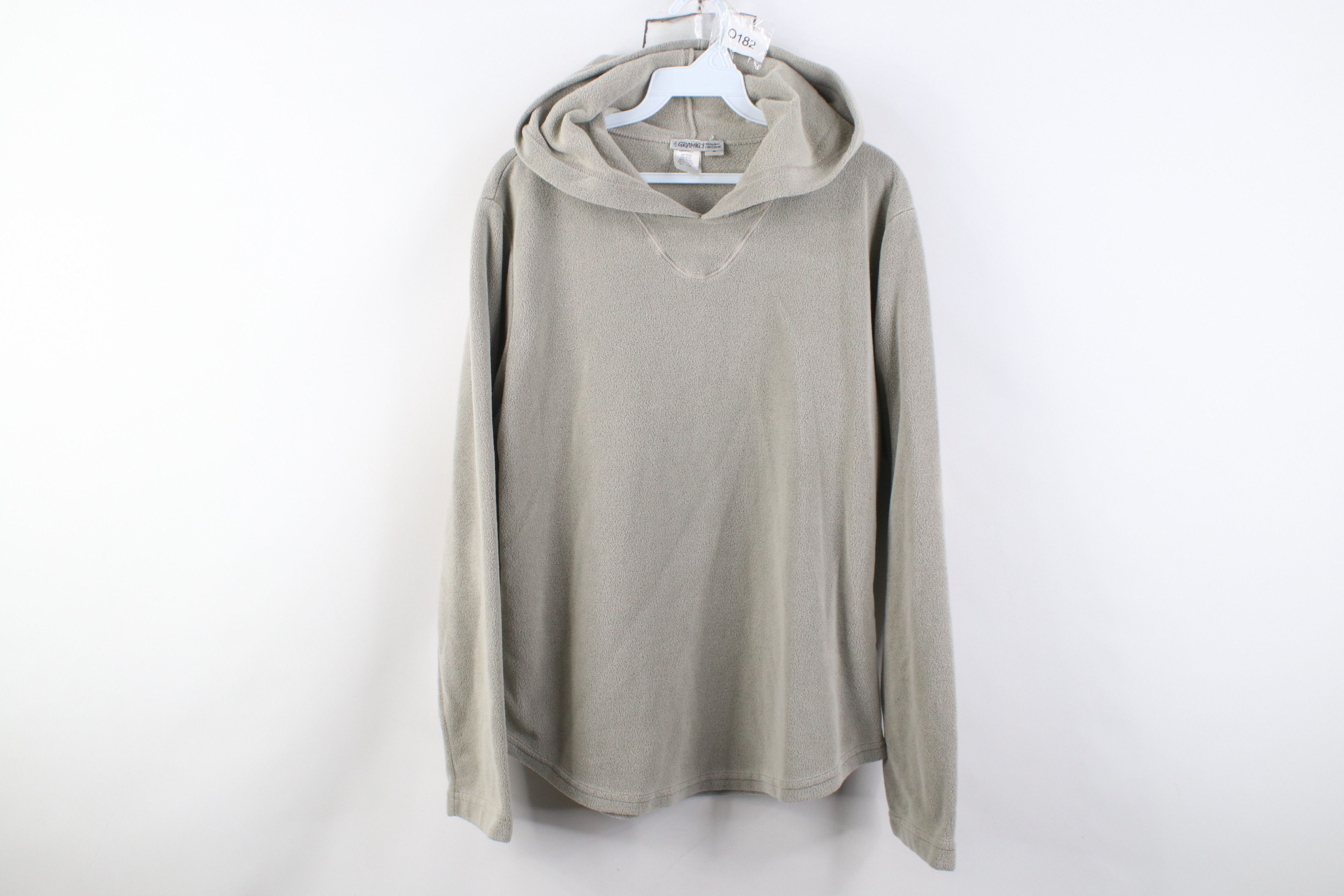 Gramicci Vintage 90s Gramicci Original Freedom Fleece Hoodie Gray USA Size L / US 10 / IT 46 - 1 Thumbnail