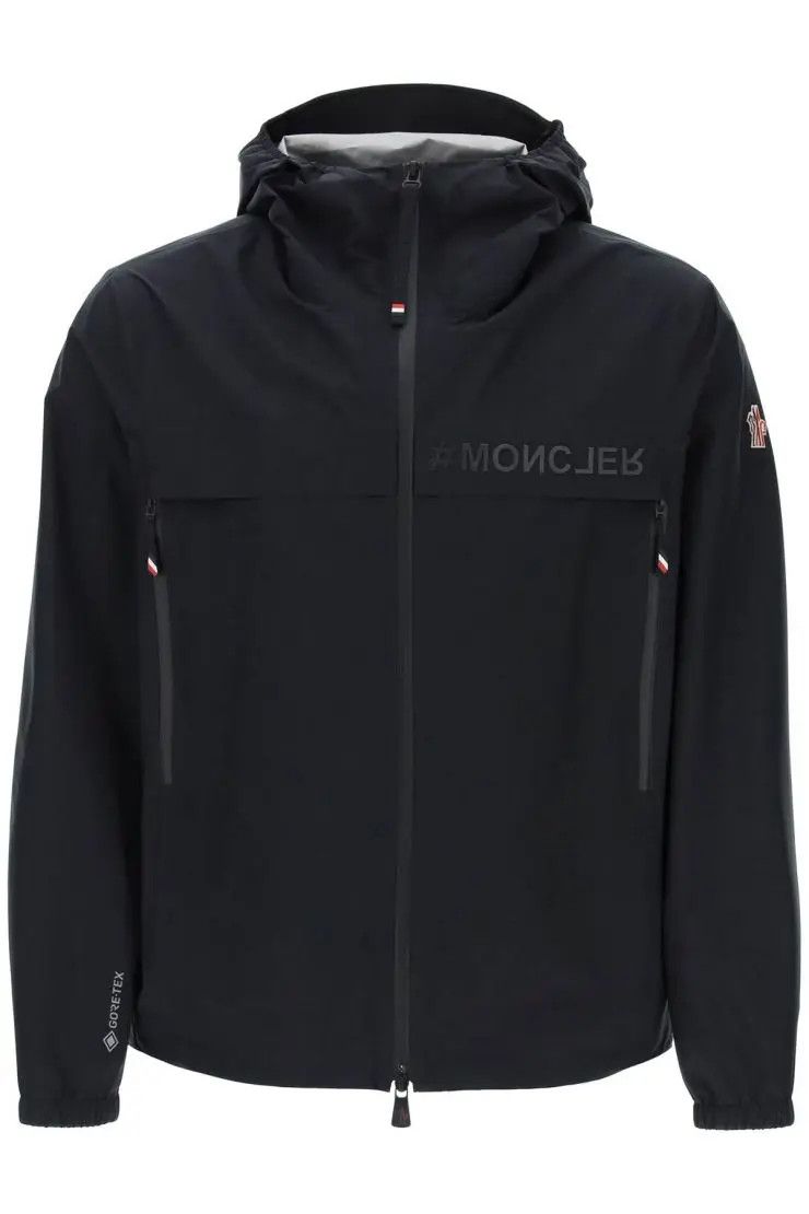 image of Moncler Grenoble O1S22I1N0324 Hooded Jacket In Black, Men's (Size XL)
