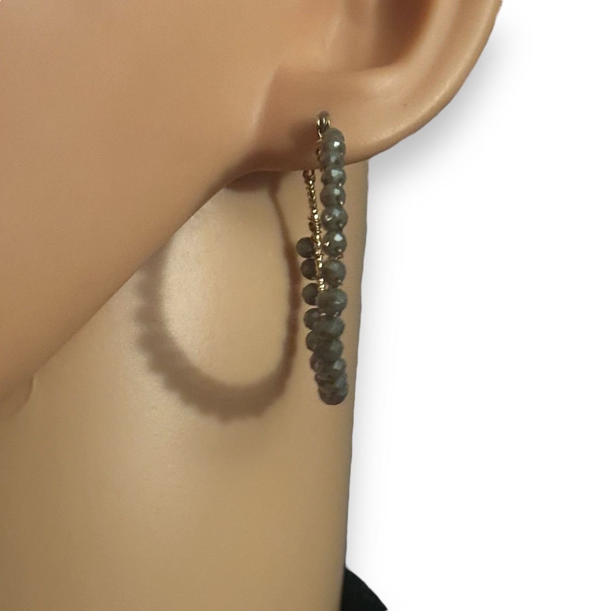 Other Frenzy beaded hoop earrings Size ONE SIZE - 3 Thumbnail