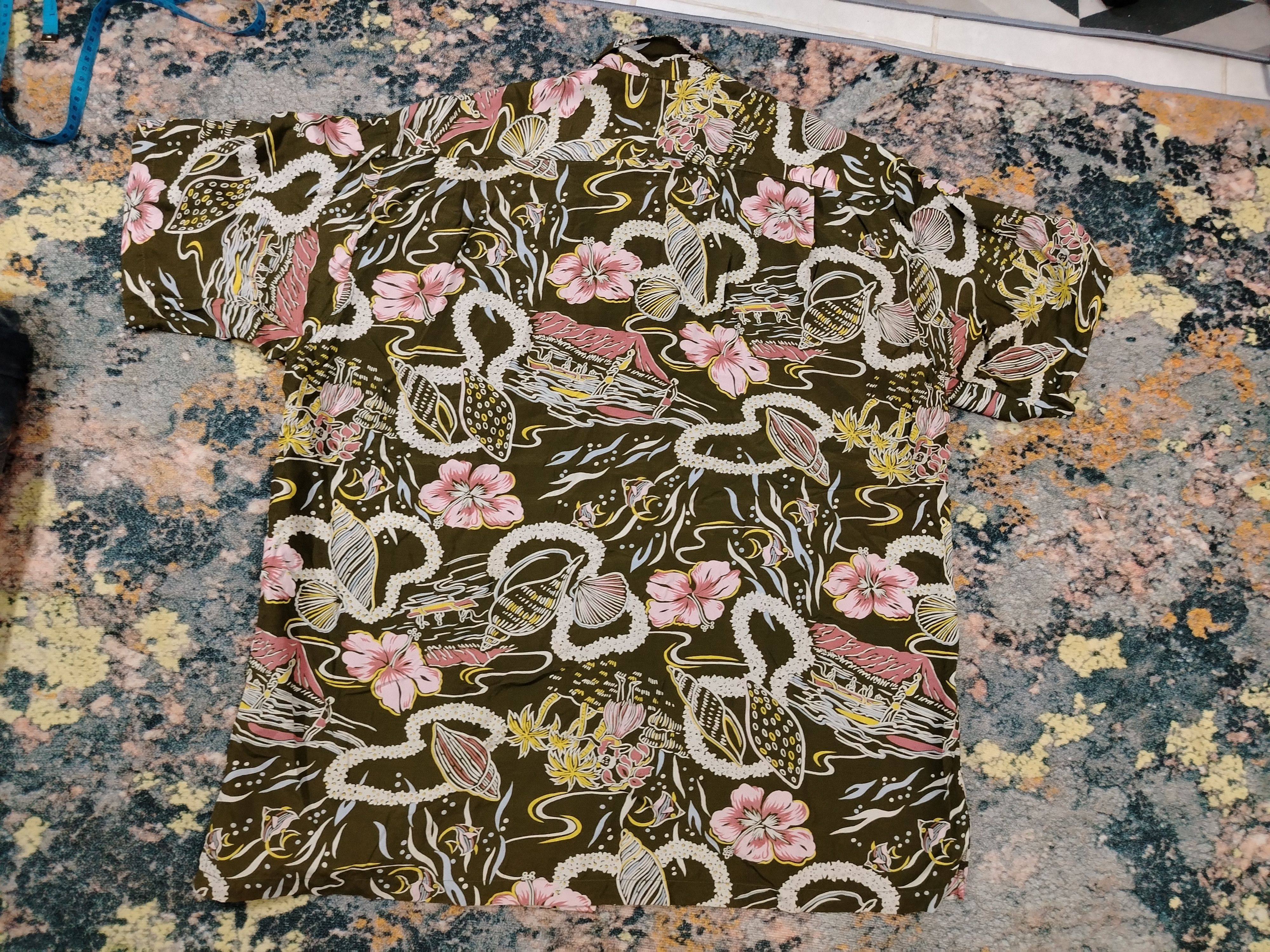 Vintage Vintage Hawaiian floral button up shirt Size US L / EU 52-54 / 3 - 4 Thumbnail