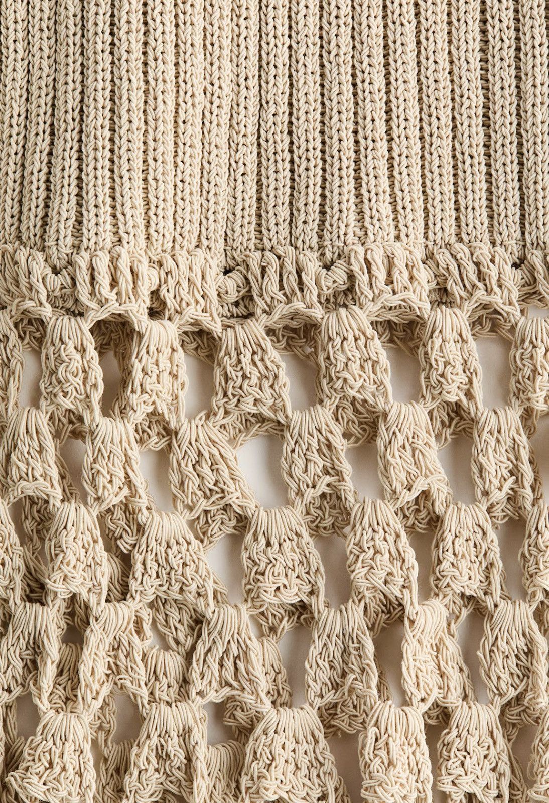 H&M WOMEN's Rib Knit Tie Back DRESS