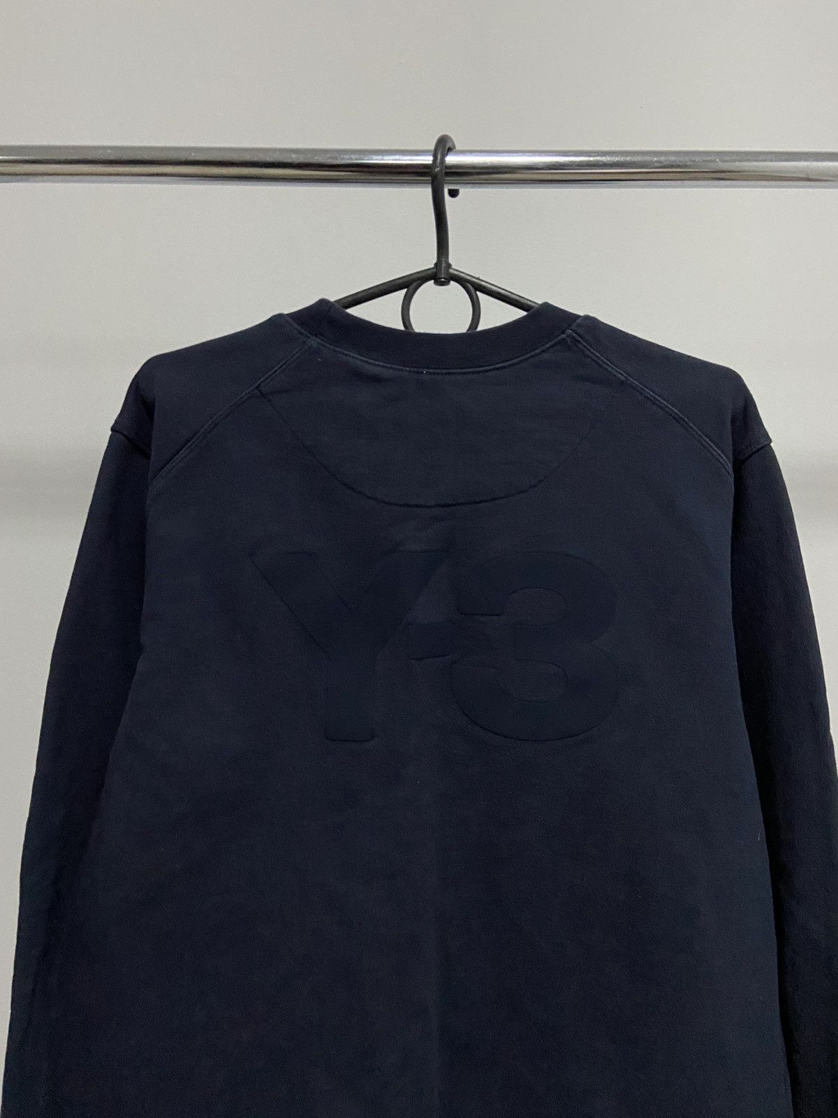 Japanese Brand × Y-3 × Yohji Yamamoto Y-3 Yohji Yamamoto big logo sweatshirt adidas vintage Japan Size US M / EU 48-50 / 2 - 2 Thumbnail