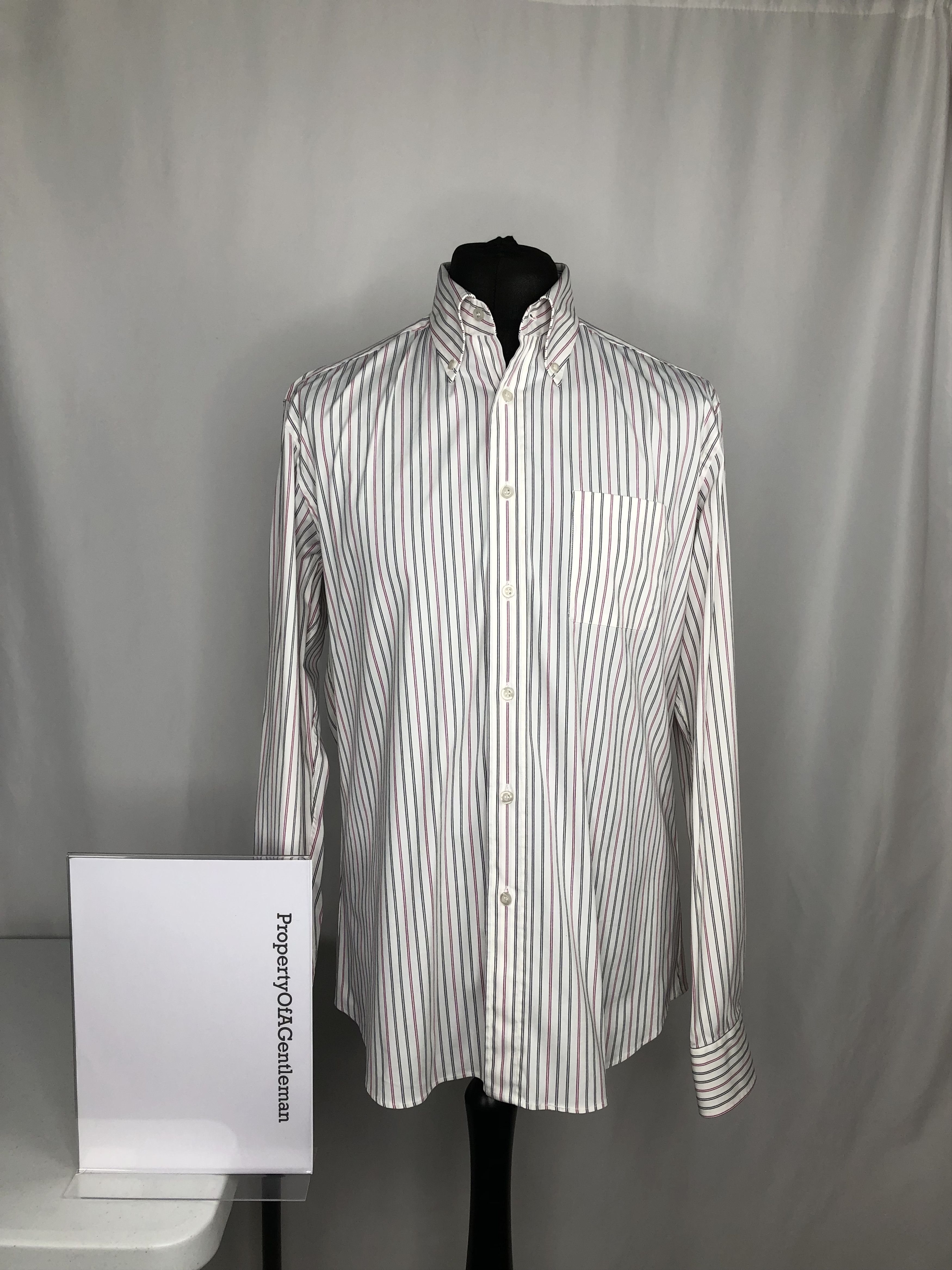 Prada Prada Striped Shirt Size US L / EU 52-54 / 3 - 1 Thumbnail