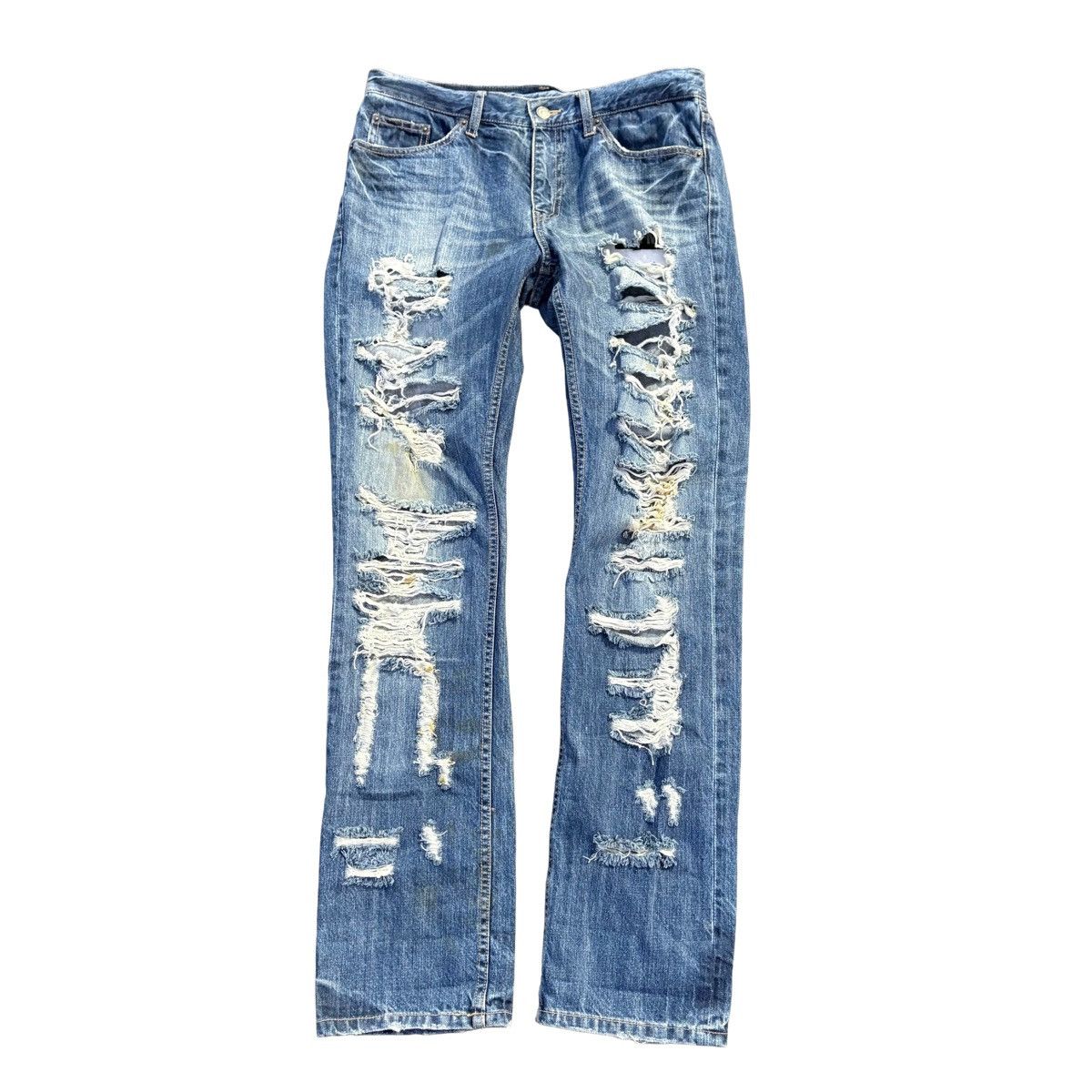 PPFM PPFM DESTROYED JEANS Size US 31 - 1 Thumbnail