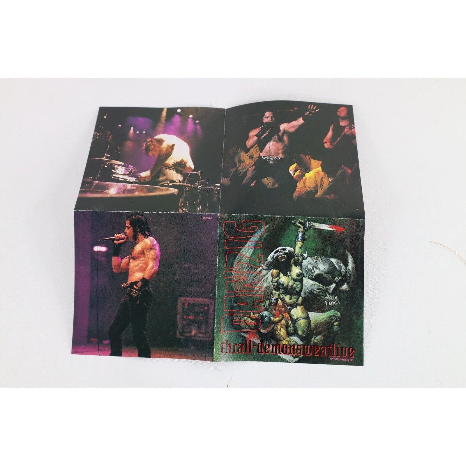 Vintage Vintage 90s Danzig Thrall-Demonsweatlive EP CD Hardcore Rock Size ONE SIZE - 6 Thumbnail