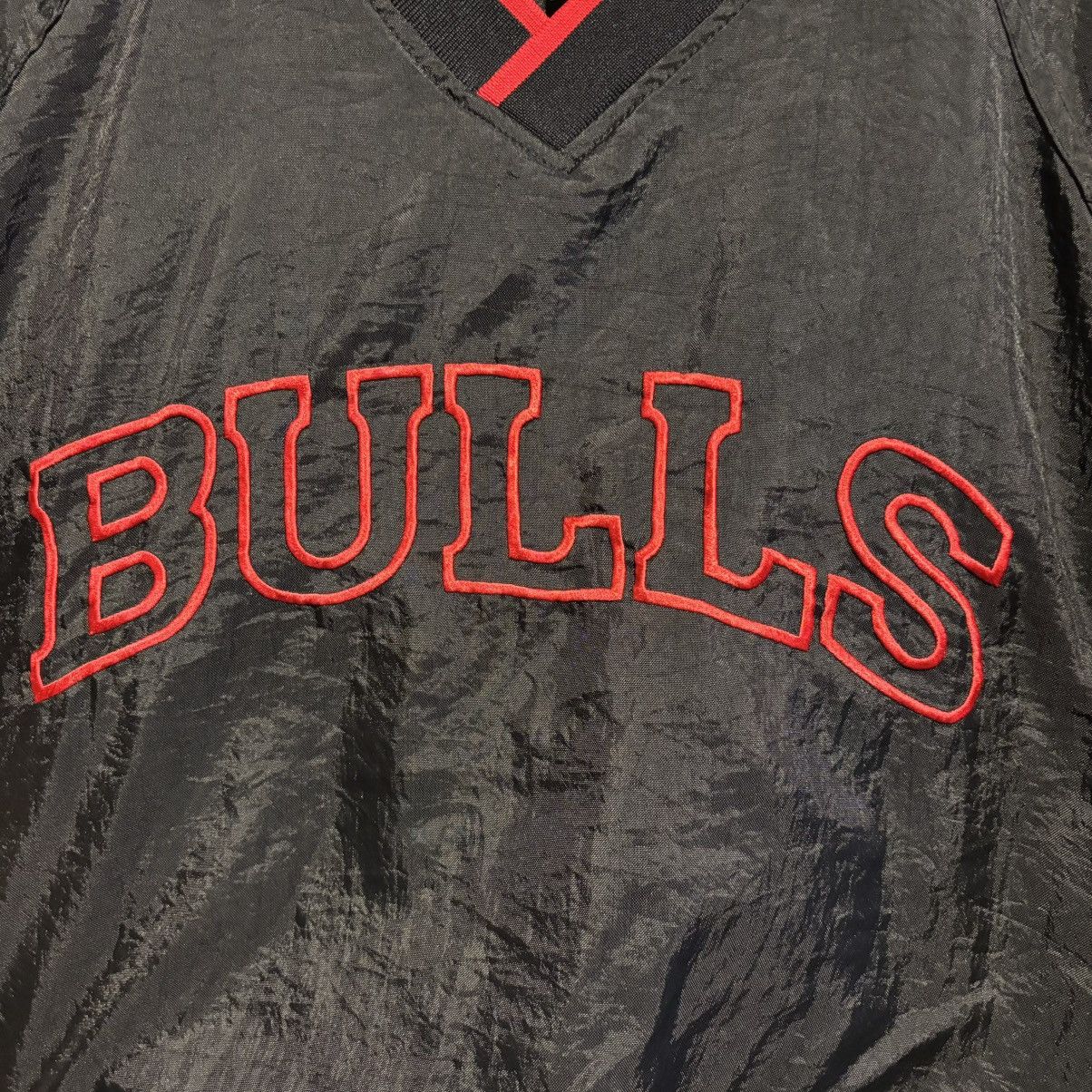 NBA × Pro Player × Vintage Vintage 90's Chicago Bulls Pro Player Windbreaker Black NBA Size US M / EU 48-50 / 2 - 10 Thumbnail
