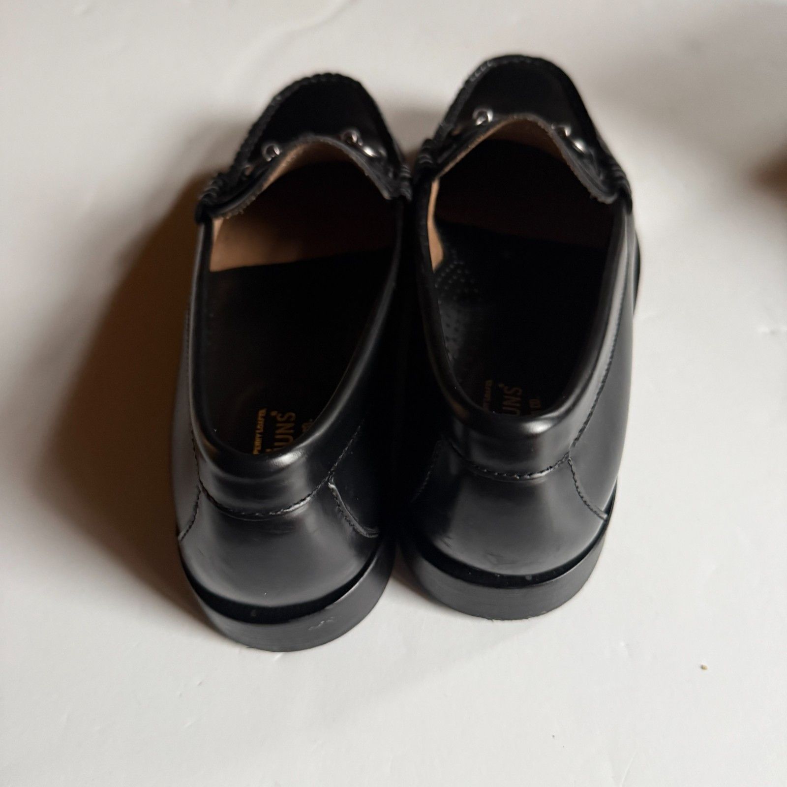 G.H. Bass Weejuns Lincoln Horsebit Black Leather Loafers