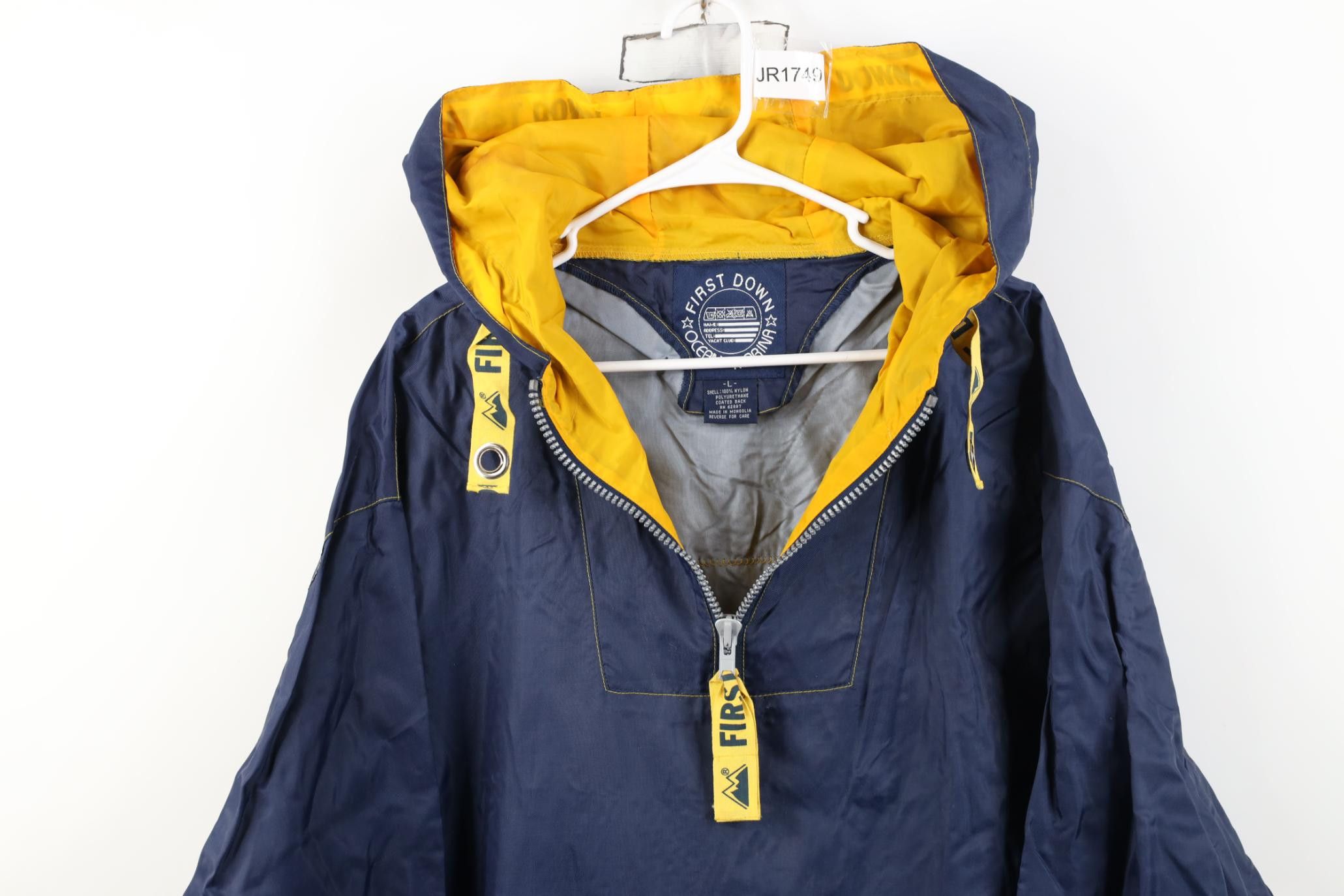 Vintage Deadstock Vintage 90s Streetwear Hooded Anorak Jacket Size US L / EU 52-54 / 3 - 2 Thumbnail