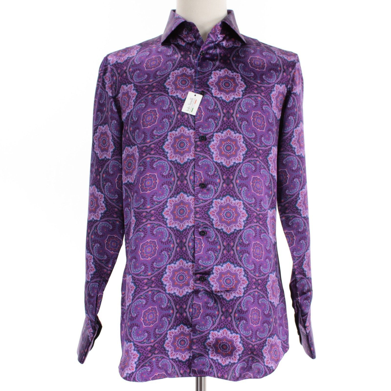 Italo Ferretti New with tags Shirt Size M US In Purple