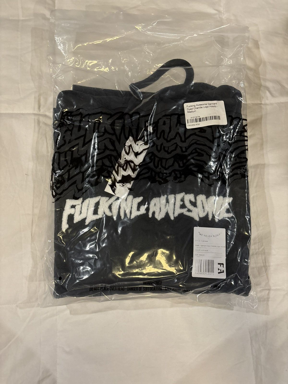 Fucking Awesome Fucking Awesome Chenille Logo Hoodie Size US L / EU 52-54 / 3 - 1 Thumbnail