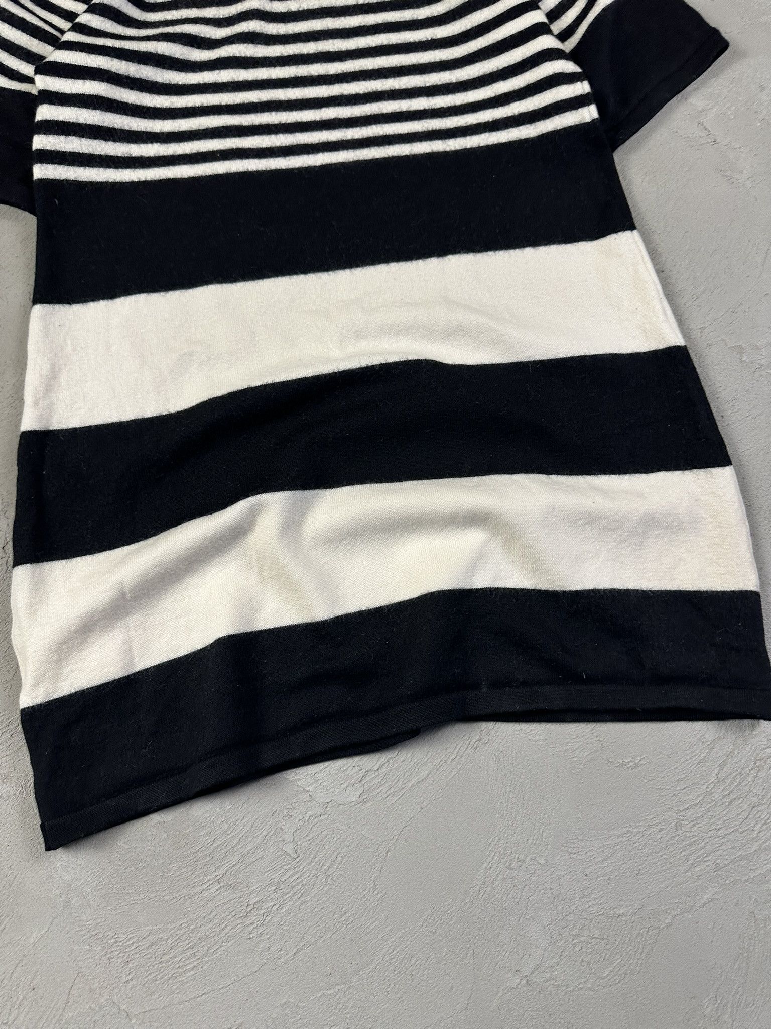 Designer × Japanese Brand × Marimekko Marimekko Wool Knit Stripped T-shirt Size US S / EU 44-46 / 1 - 2 Thumbnail