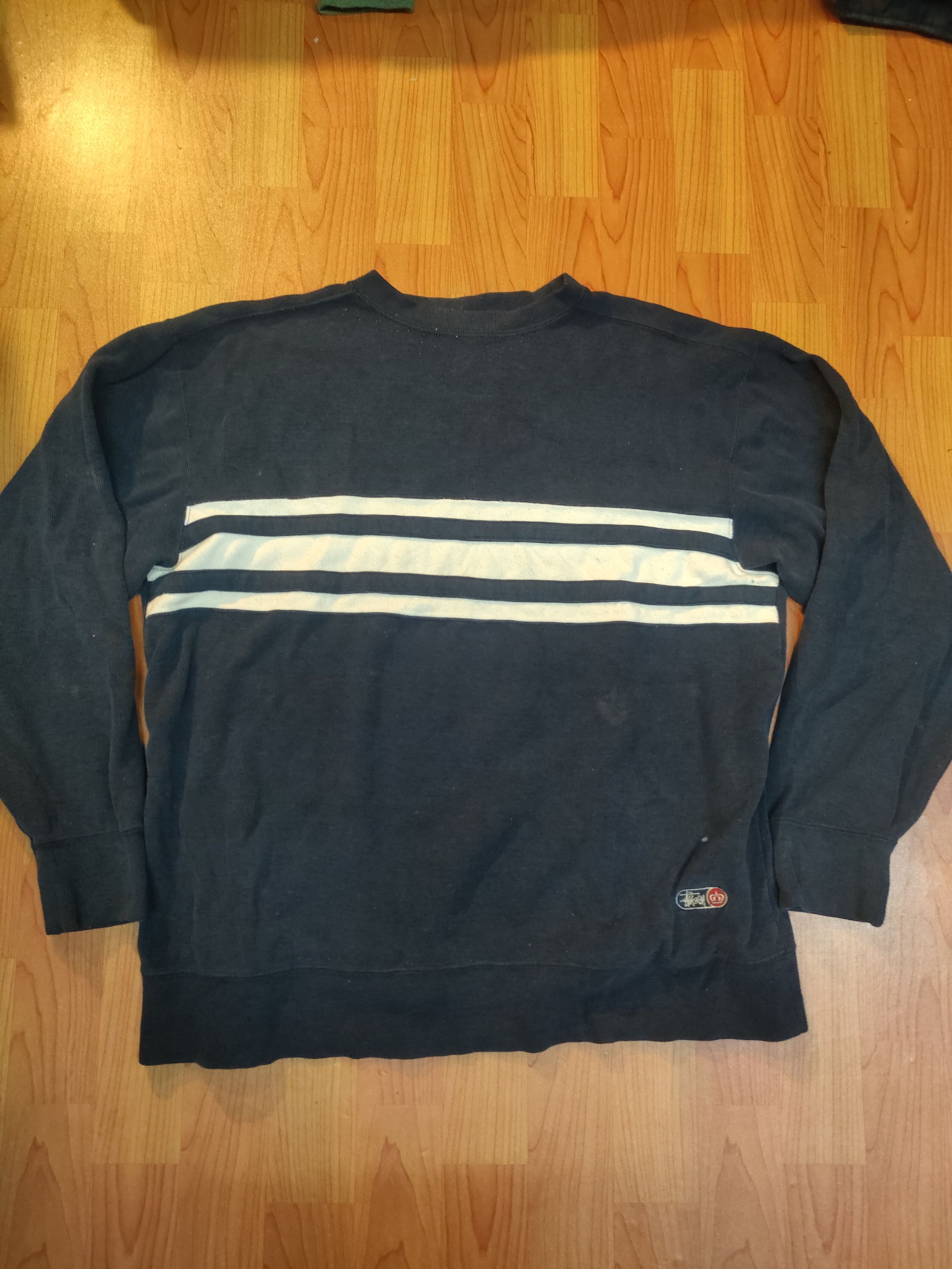 Stussy Stussy Stripe Sweatshirt Size US L / EU 52-54 / 3 - 1 Thumbnail