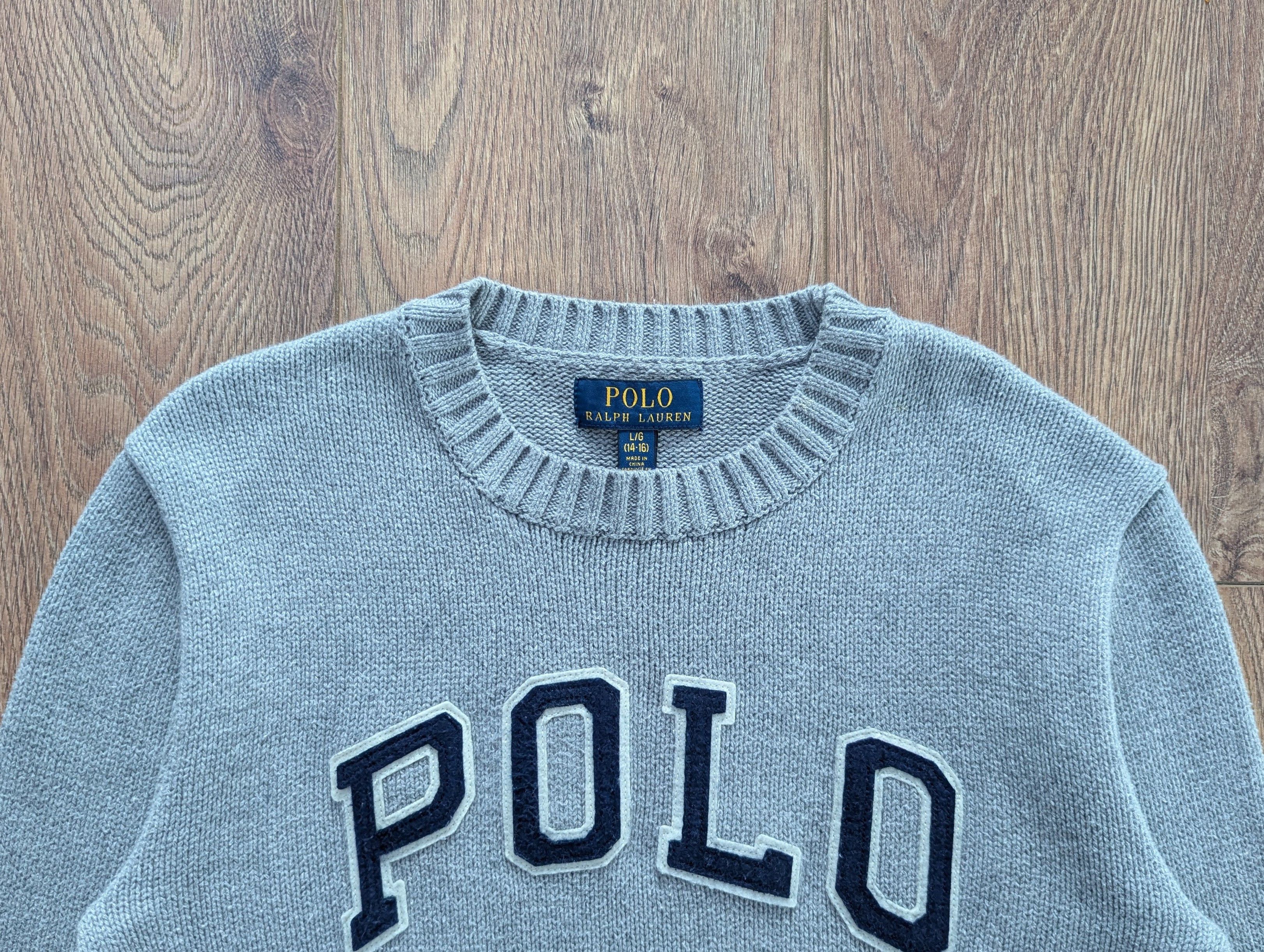 Polo Ralph Lauren POLO RALPH LAUREN Big Logo Knit Junior Sweater Size L 14-16 Size US L / EU 52-54 / 3 - 2 Thumbnail