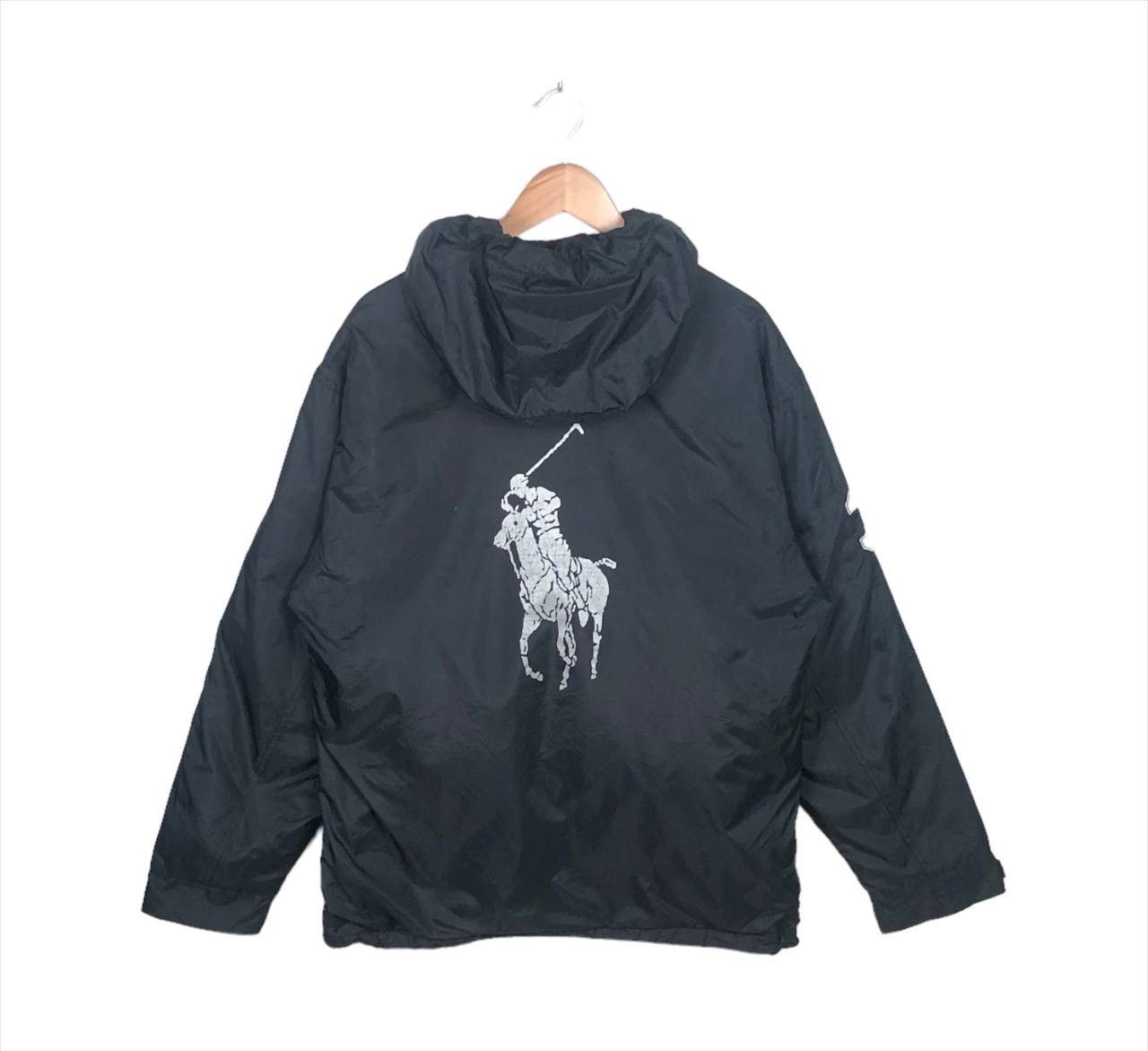 Polo Ralph Lauren Polo Ralph Lauren Big Logo Black Hooded Jacket Size US XL / EU 56 / 4 - 1 Thumbnail